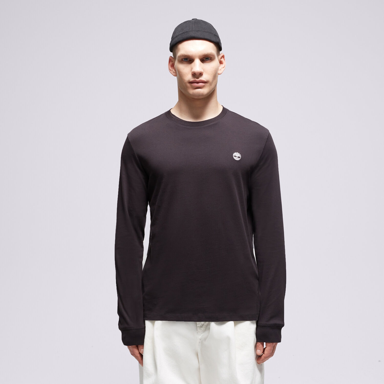 Bărbați tricou TIMBERLAND TRICOU LS DUNSTAN RIVER JERSEY CREW TEE SLIM TB0A2BQ30011 Negru