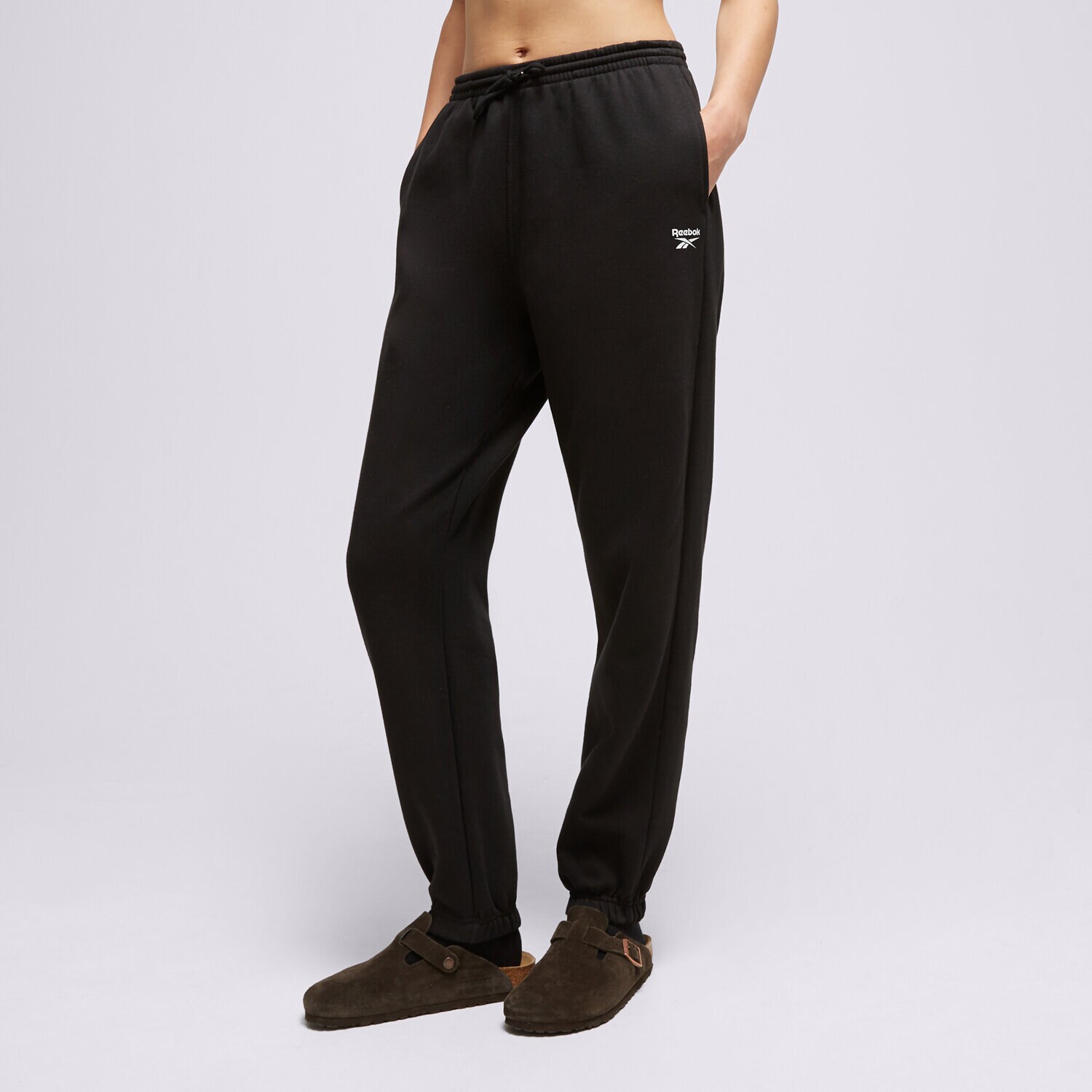 Femei pantaloni REEBOK PANTALONI  REEBOK ID FLEECE 100012577 Negru