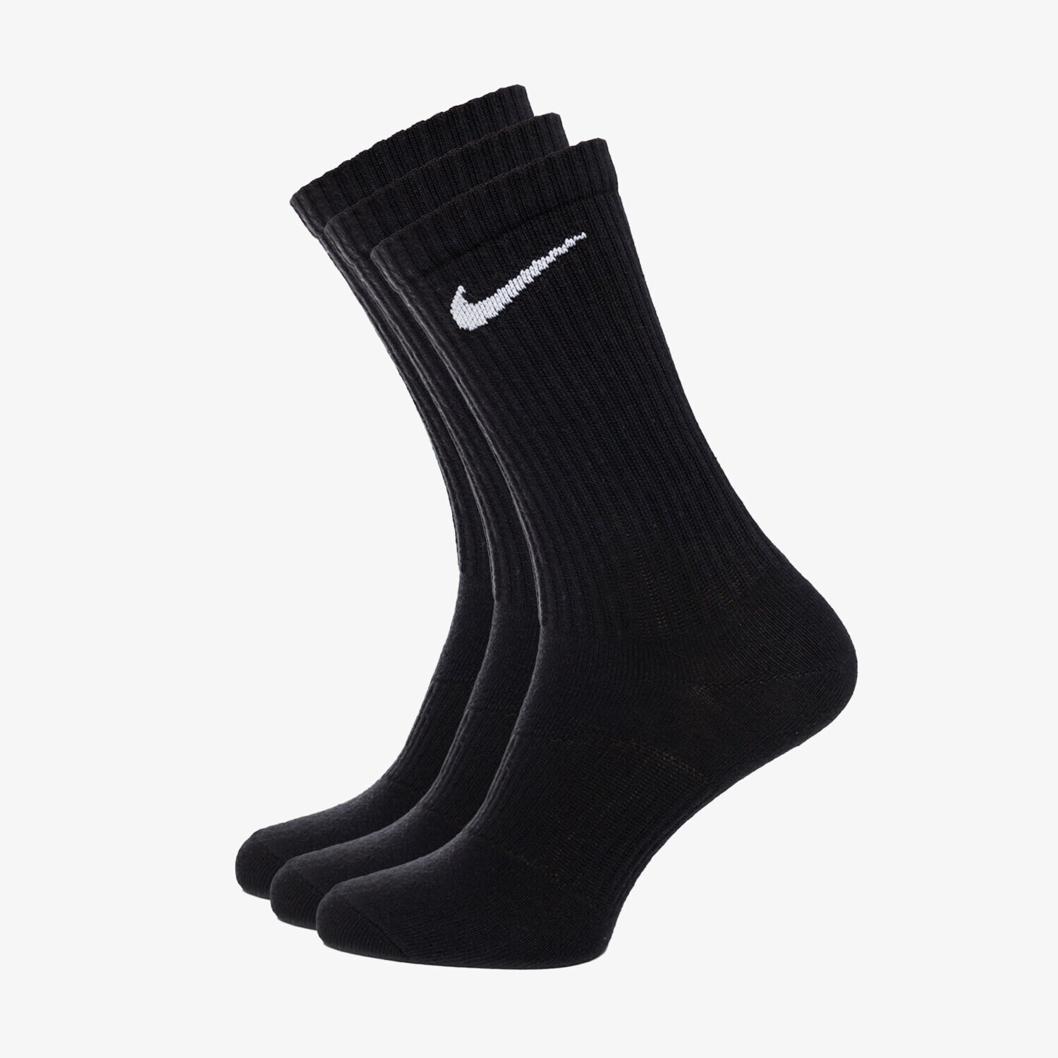 Femei șosete NIKE șOSETE 3PPK CREW LIGHT WEIGHT SX4704001 Negru