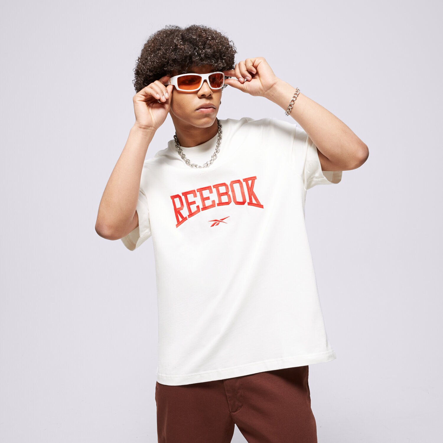 Bărbați tricou REEBOK TRICOU CL VAR TEE HT8184 Alb