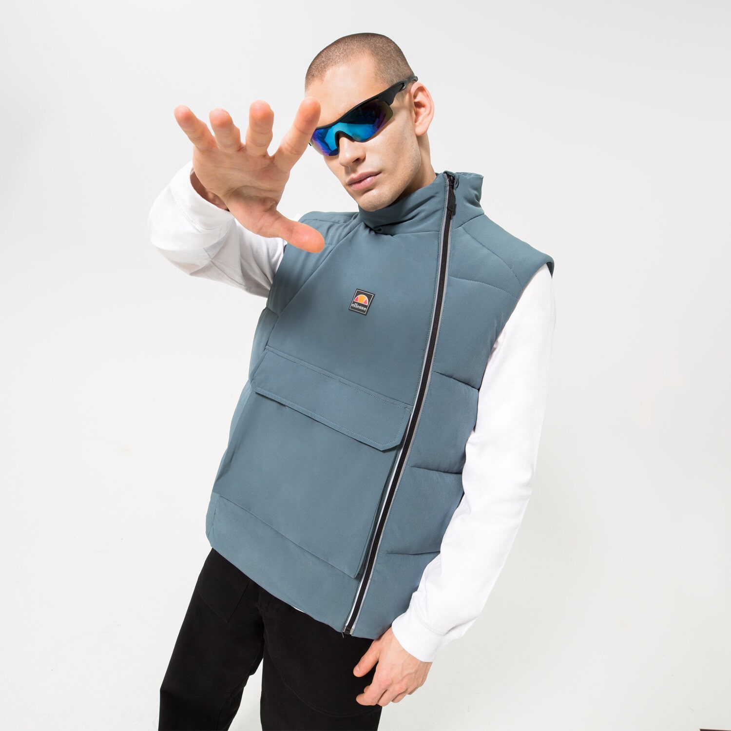 Bărbați veste ELLESSE VESTĂ INSUL GILET BLUE SHP15814402 Albastru