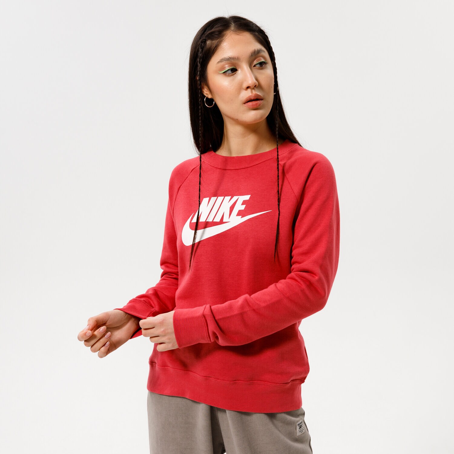 Femei bluză NIKE BLUZĂ SPORTSWEAR ESSENTIAL BV4112-623 Roșu