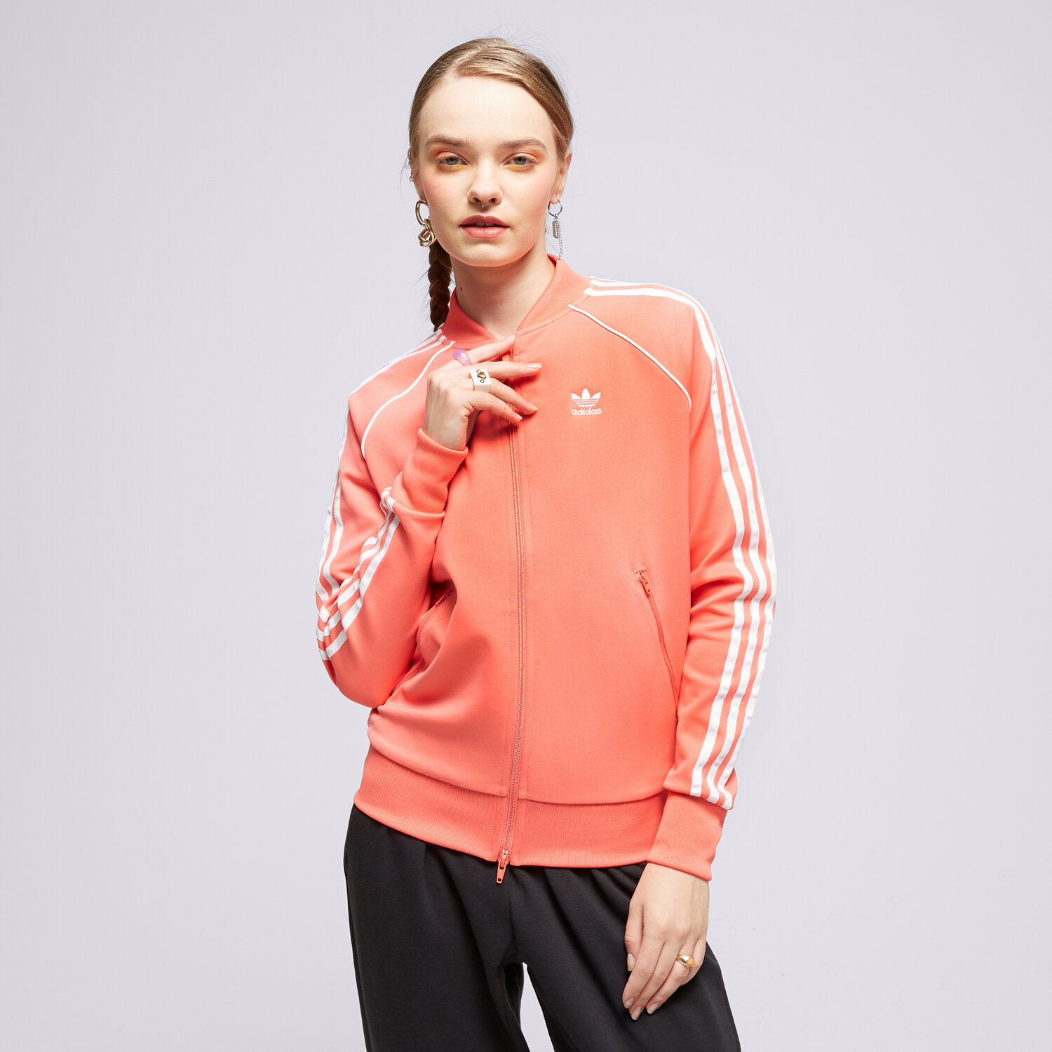 Femei bluză ADIDAS BLUZĂ SST TRACKTOP PB HE9564 Portocaliu