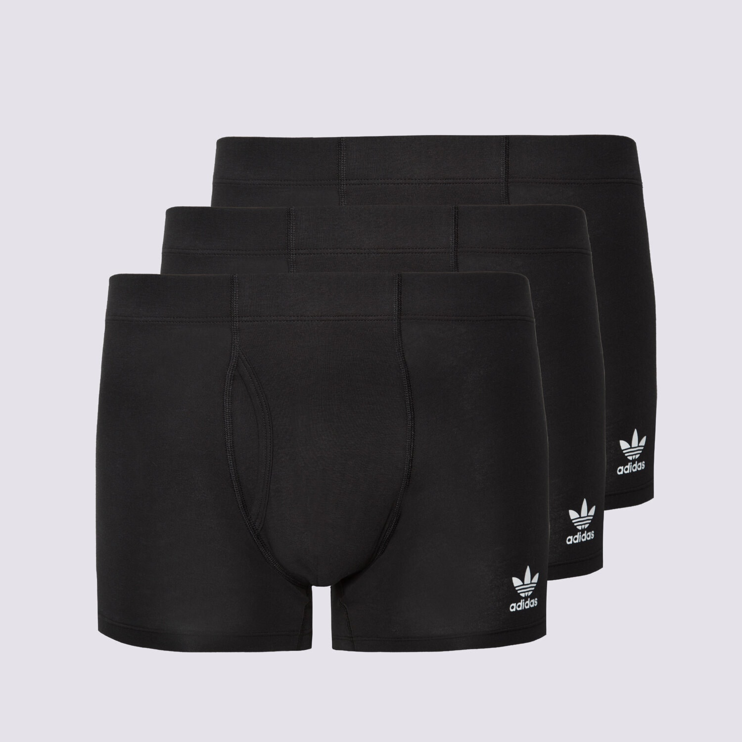 Bărbați lenjerie, boxeri ADIDAS BOXERI TRUNK (3PK) 4A1M51-000 Negru