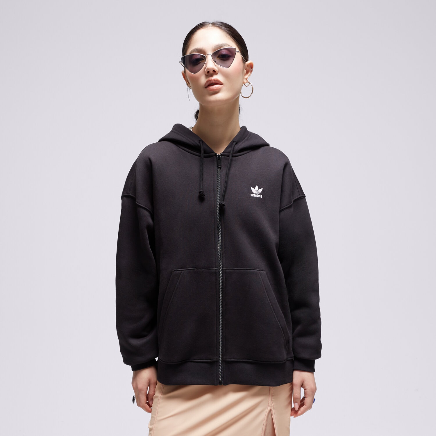 Femei bluză ADIDAS POLAR FLEECE FULL ZIP IM1141 Negru