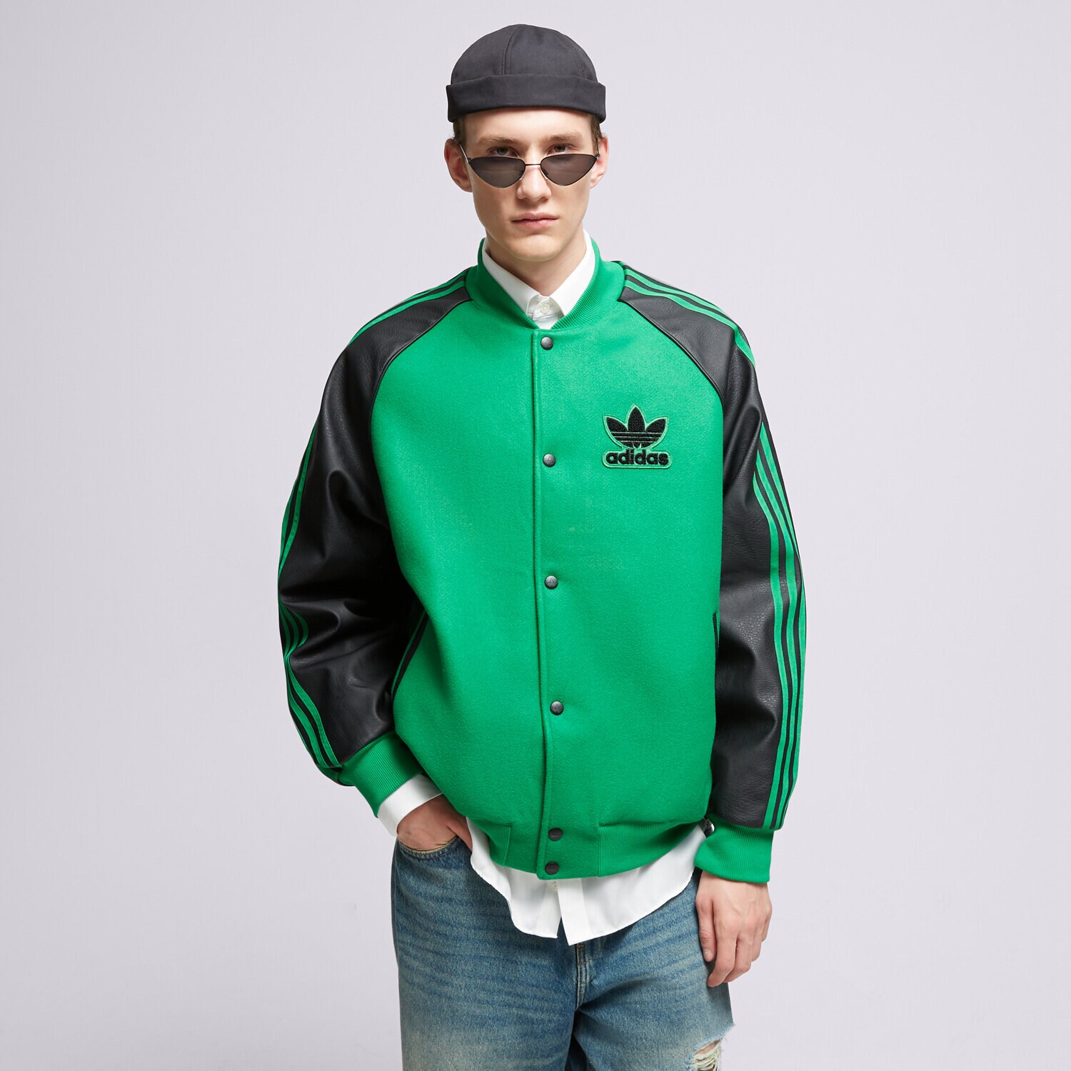 Bărbați jachetă ADIDAS JACHETĂ SST VARSITY  HZ0696 Verde