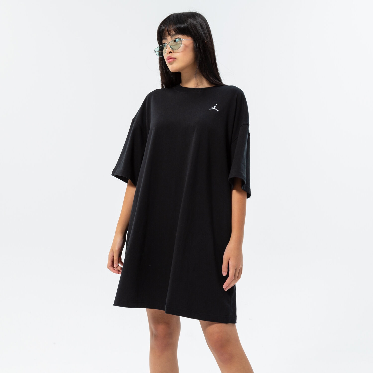 Femei rochii și fuste JORDAN ROCHIE W J ESSEN TRICOU TRENINGS DO5051-010 Negru