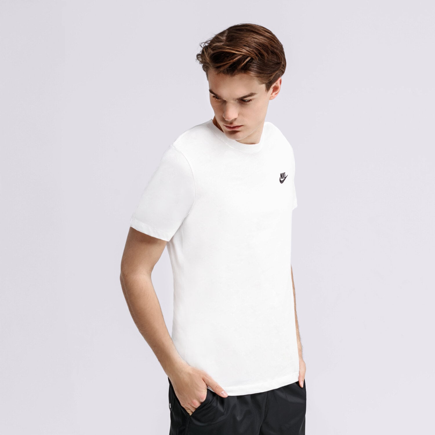 Bărbați tricou NIKE TRICOU SPORTSWEAR CLUB AR4997-101 Alb