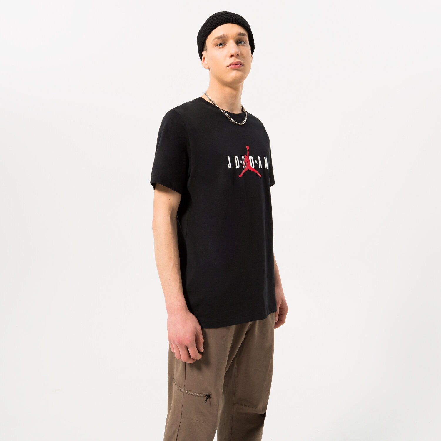 Bărbați tricou JORDAN TRICOU AIR DM1462-010 Negru