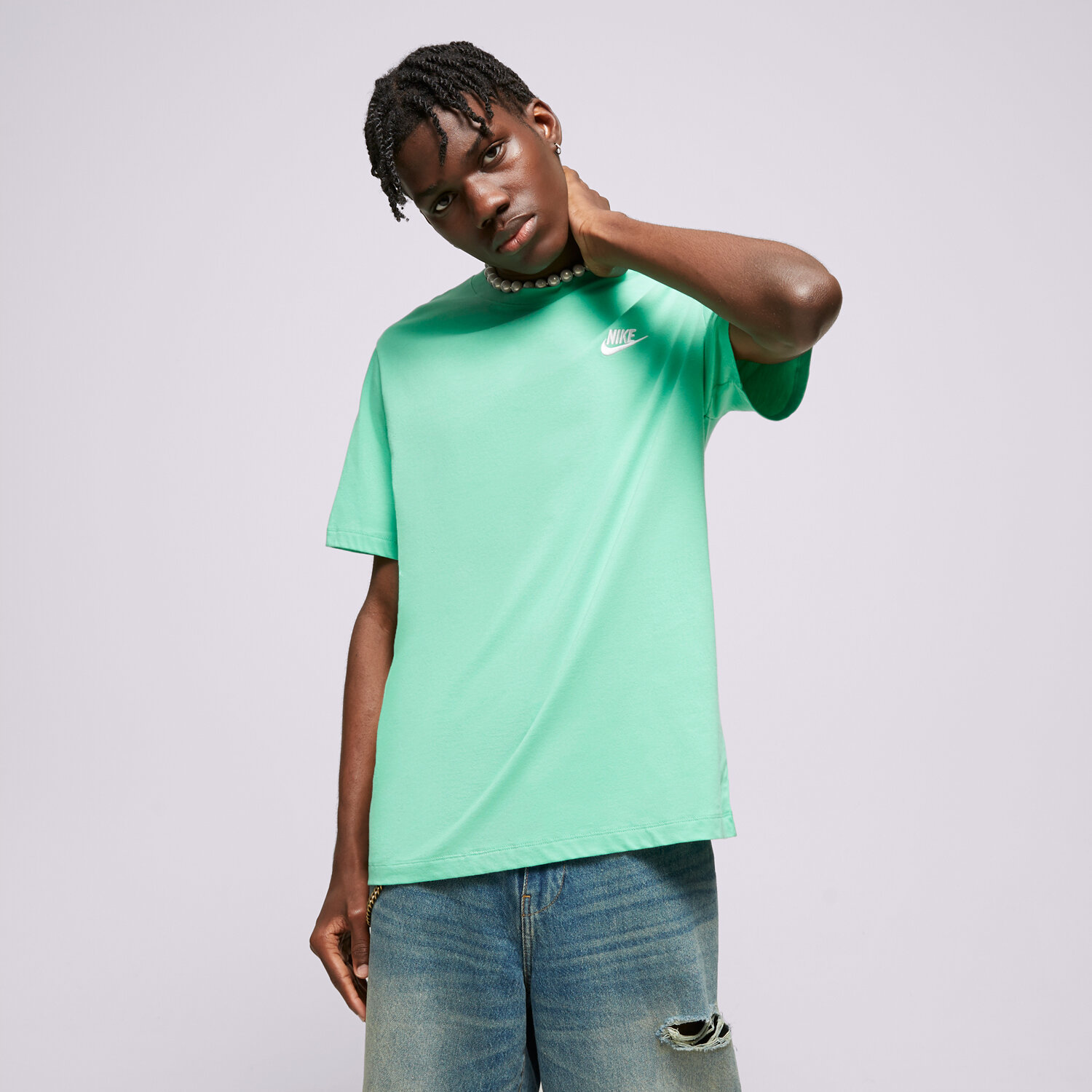 Bărbați tricou NIKE TRICOU SS NIKE SPORTSWEAR CLUB AR4997-363 Verde
