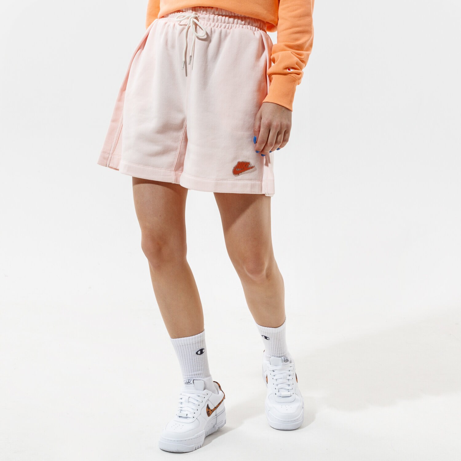 Femei pantaloni scurți NIKE PANTALONI SCURȚI W NSW SHORT EARTH DAY FT CZ9249-805 Roz