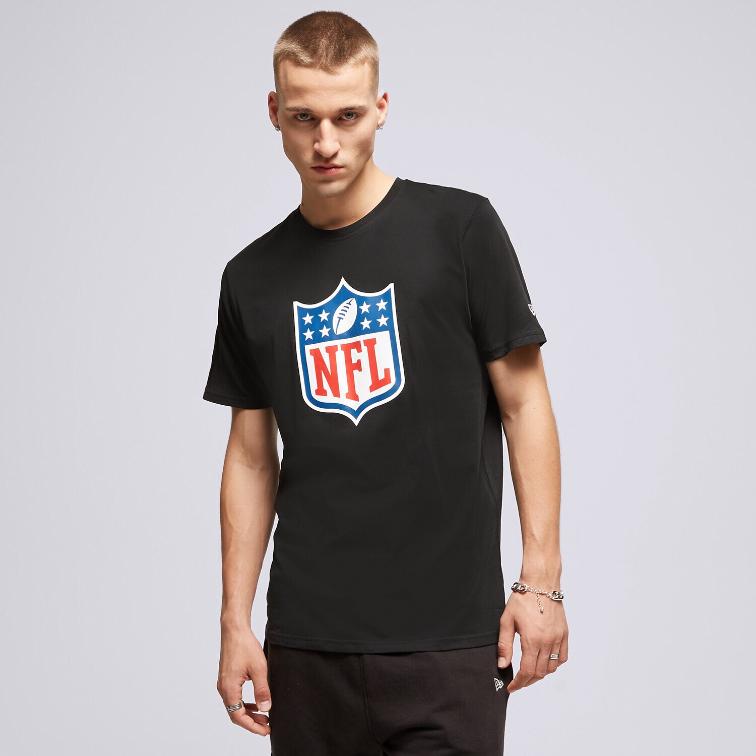 Bărbați tricou NEW ERA TRICOU NFL TEE NFL GENERIC LOGO BLK 11073678 Negru