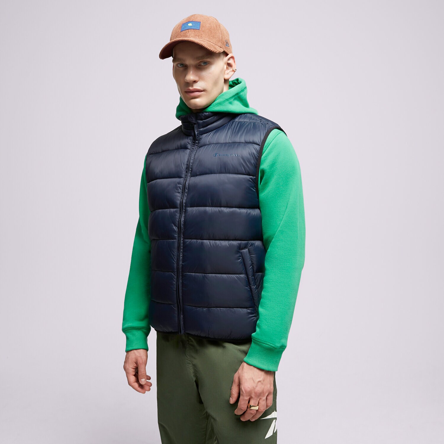 Bărbați veste CHAMPION VESTĂ VEST 219188BS501 Bleumarin