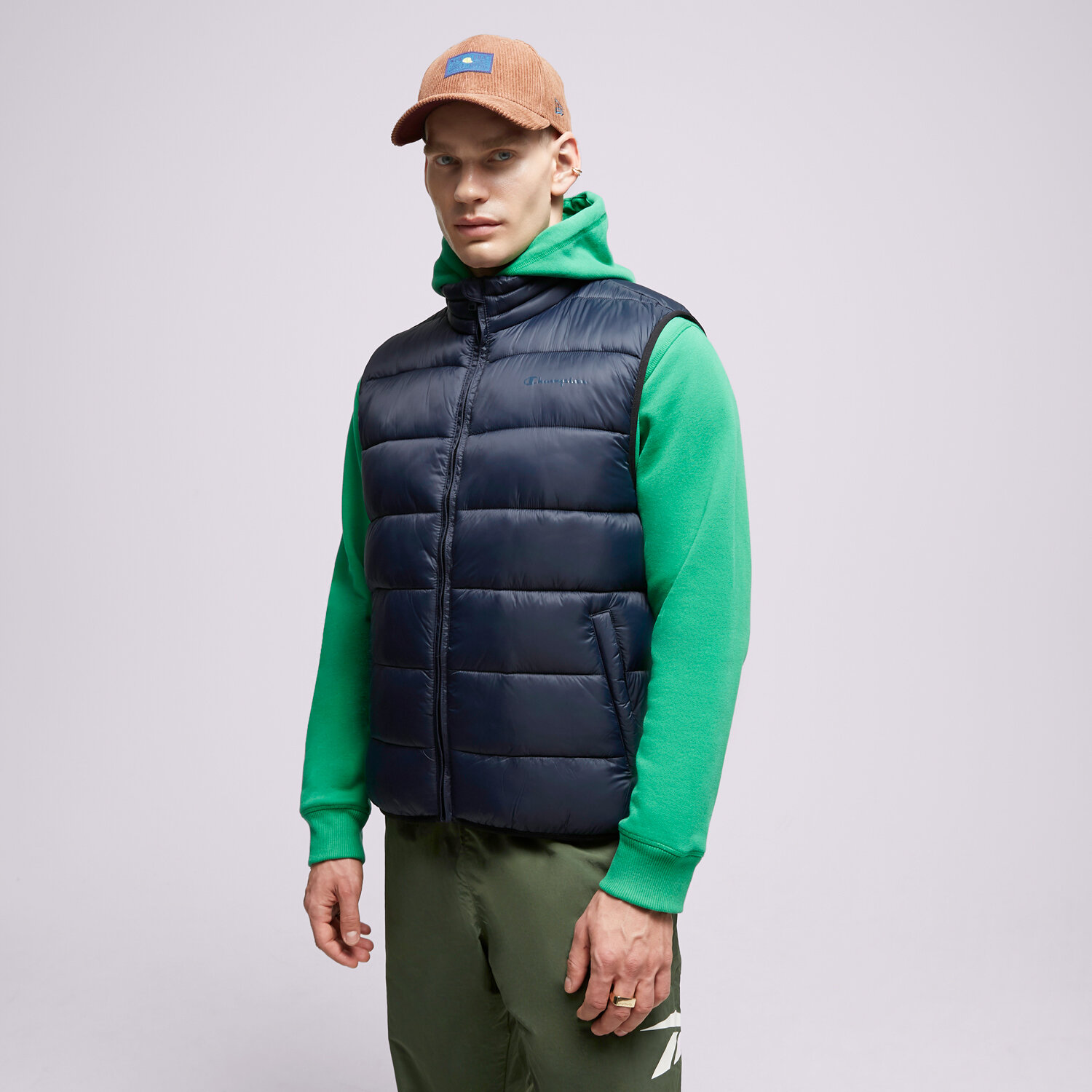 Bărbați veste CHAMPION VESTĂ VEST 219188BS501 Bleumarin