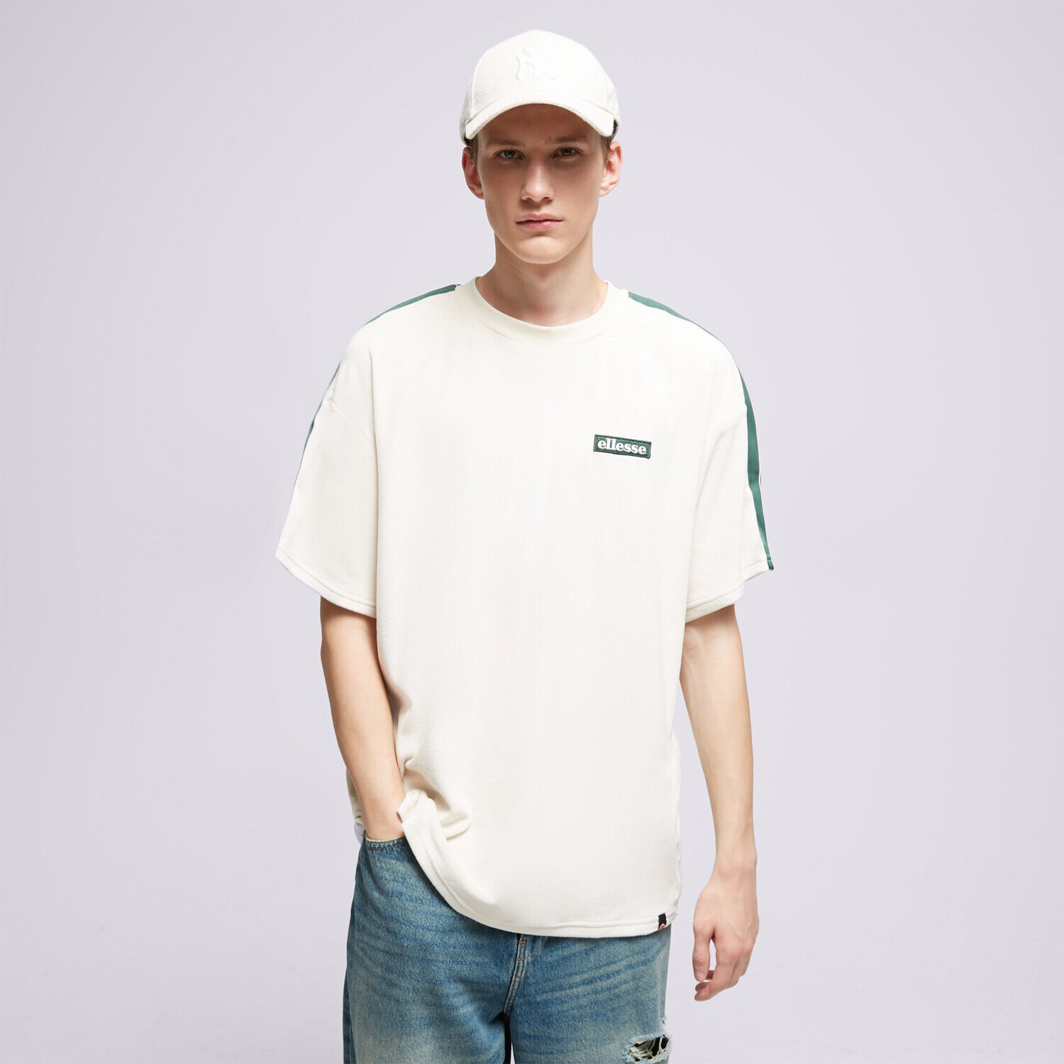 Bărbați tricou ELLESSE TRICOU LORETTI TEE OFF WHT SHT19006904 Bej