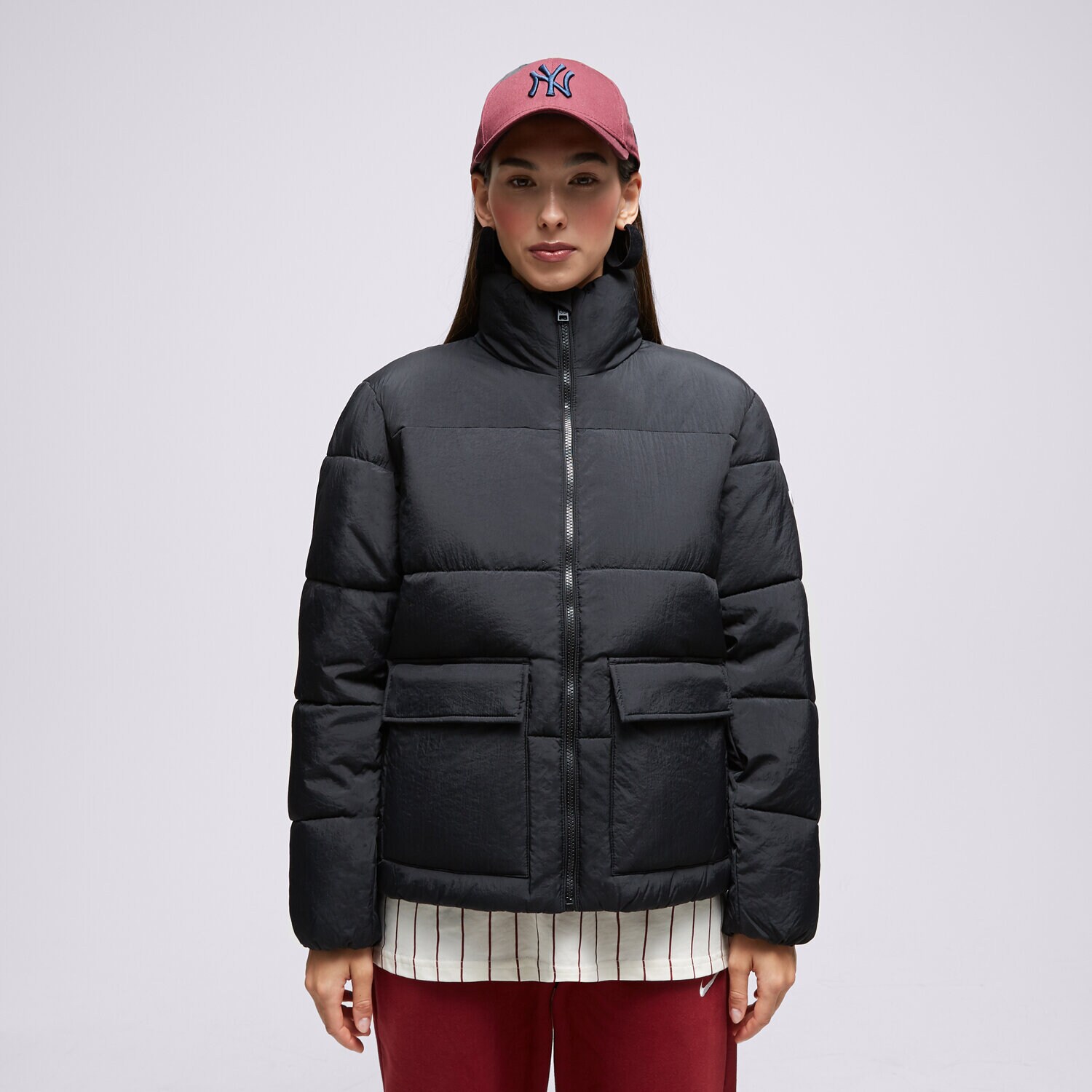 Femei geacă de iarnă CHAMPION JACHETĂ DE IARNĂ POLYFILLED 116873KK001 Negru