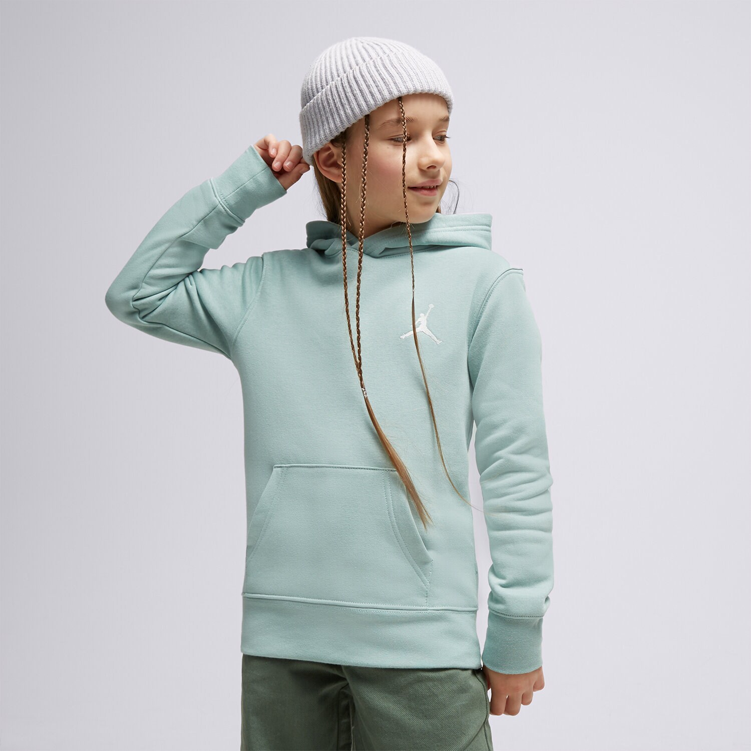 Copii bluză JORDAN BLUZĂ CU GLUGĂ JDB MJ ESSENTIALS BOY 95C551-572 Albastru