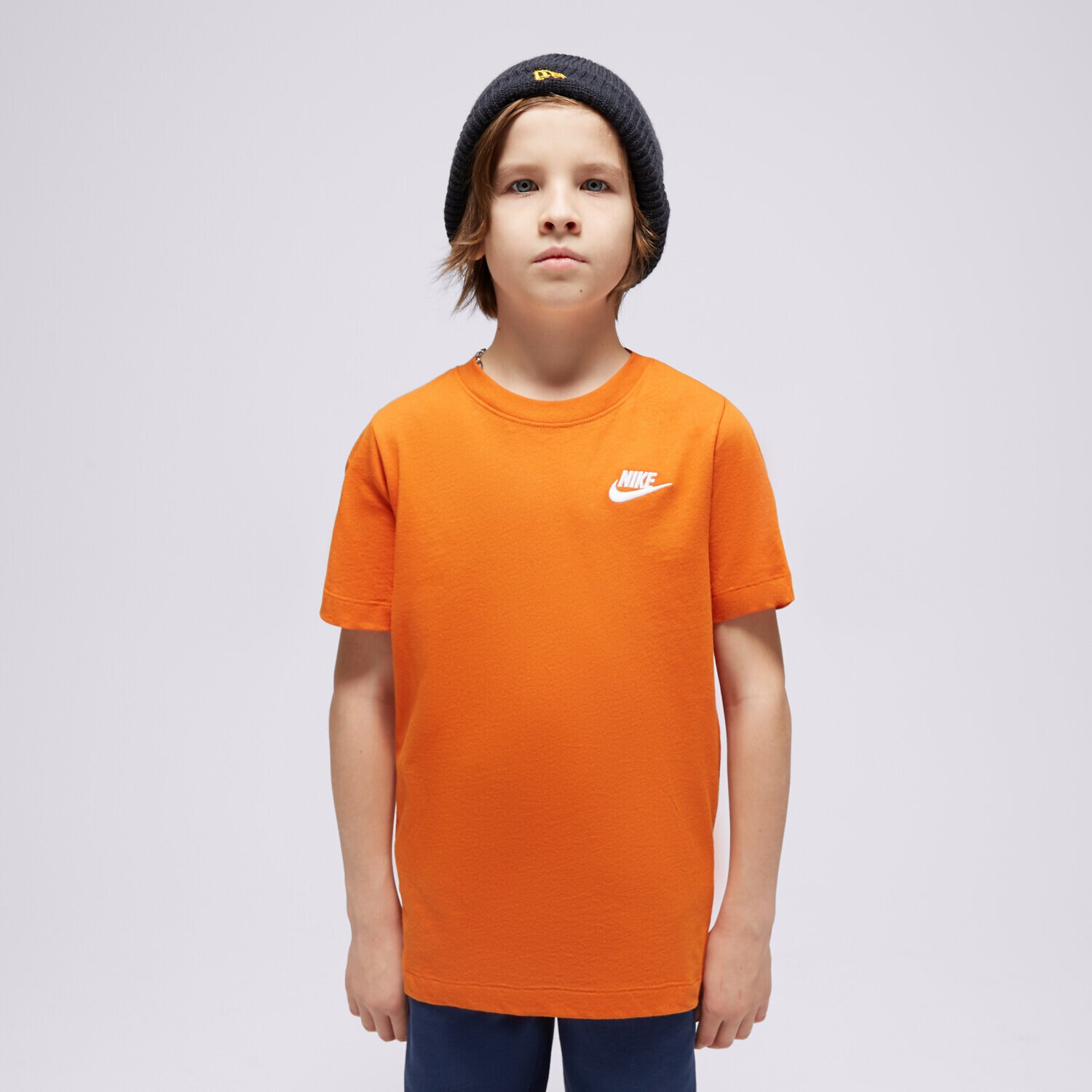Copii tricou NIKE TRICOU NIKE SPORTSWEAR BOY AR5254-893 Portocaliu