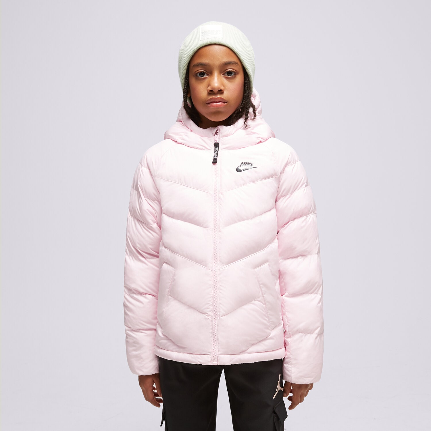 Jachetă de sezon pentru copii (primăvară/toamnă) NIKE JACHETĂ DE IARNĂ K NSW SYN FL HD GIRL FN7730-663 Roz