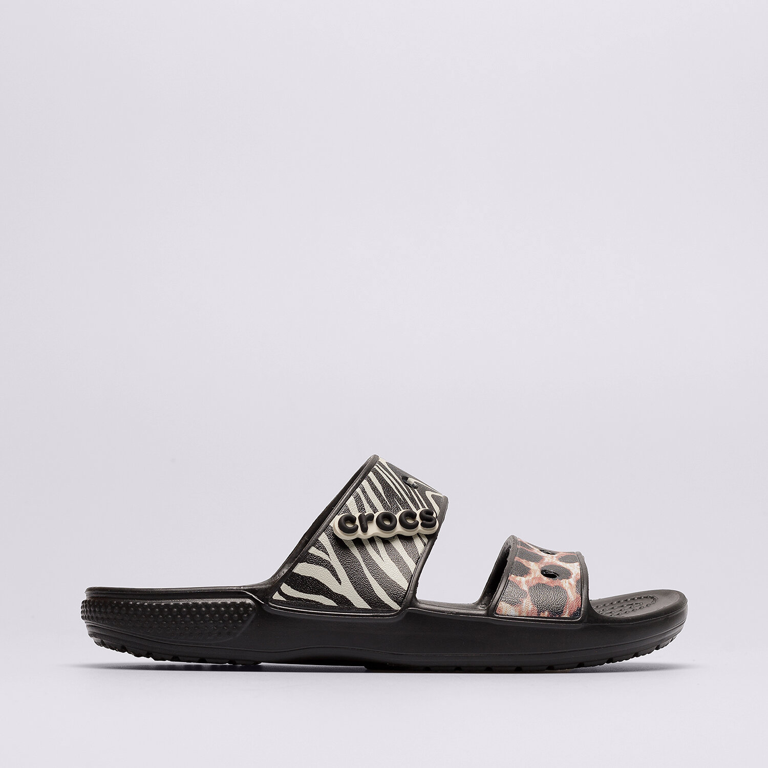 Femei șlapi CROCS ANIMAL REMIX 207847-0C4 Negru