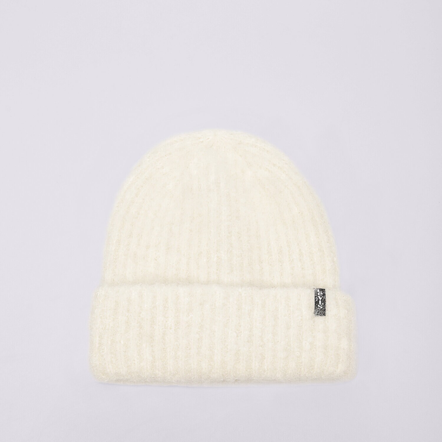 Femei căciulă LEVI'S CACIULA WOMEN'S FUZZY BEANIE D7829-0003 Alb