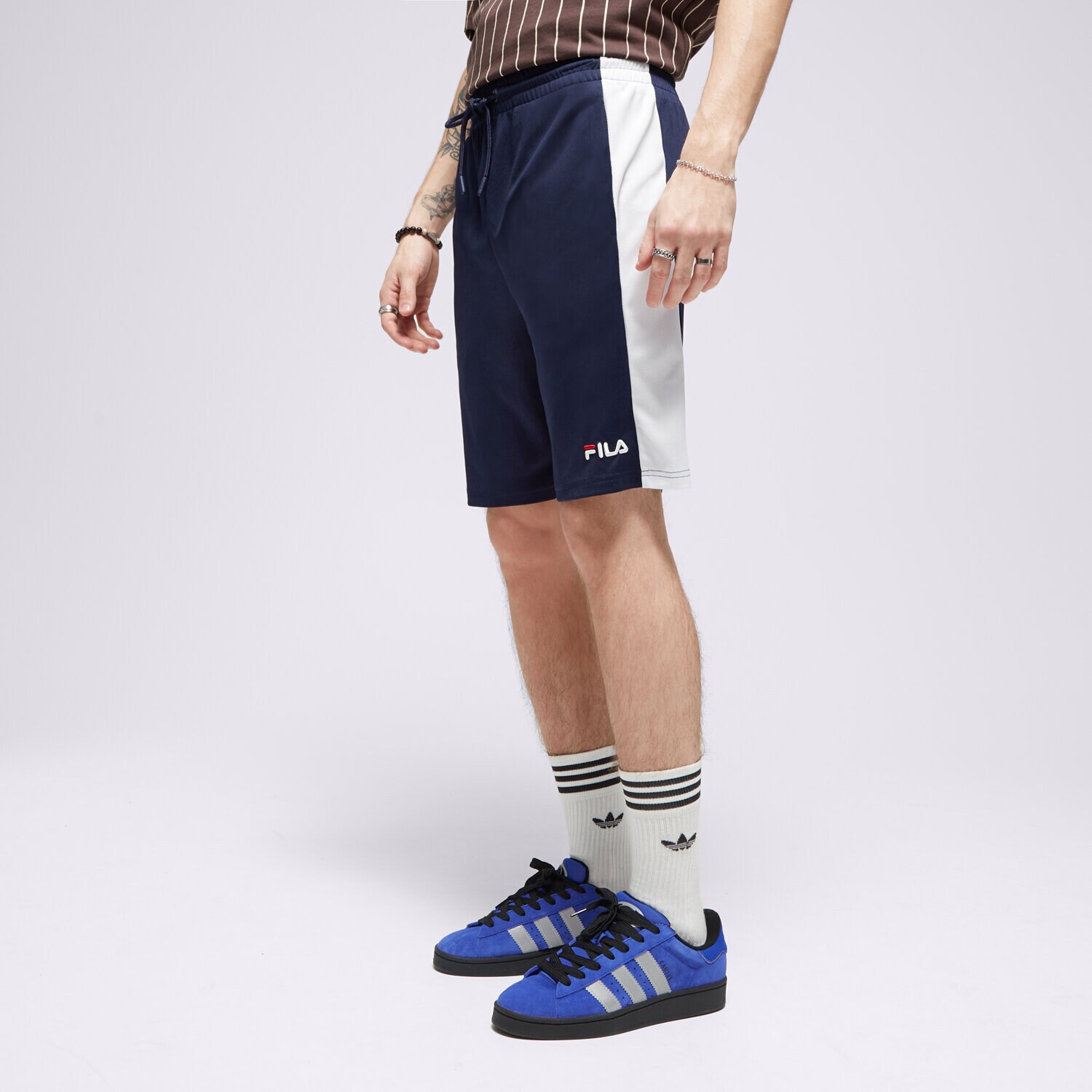 Femei pantaloni scurți FILA PANTALONI SCURȚI MELLI BASKETBALL SHORTS SS22JDM026 Bleumarin