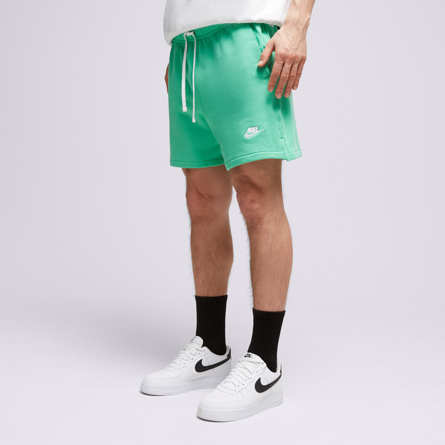 Femei pantaloni scurți NIKE PANTALONI SCURȚI M NK CLUB FT FLOW DX0731-363 Albastru