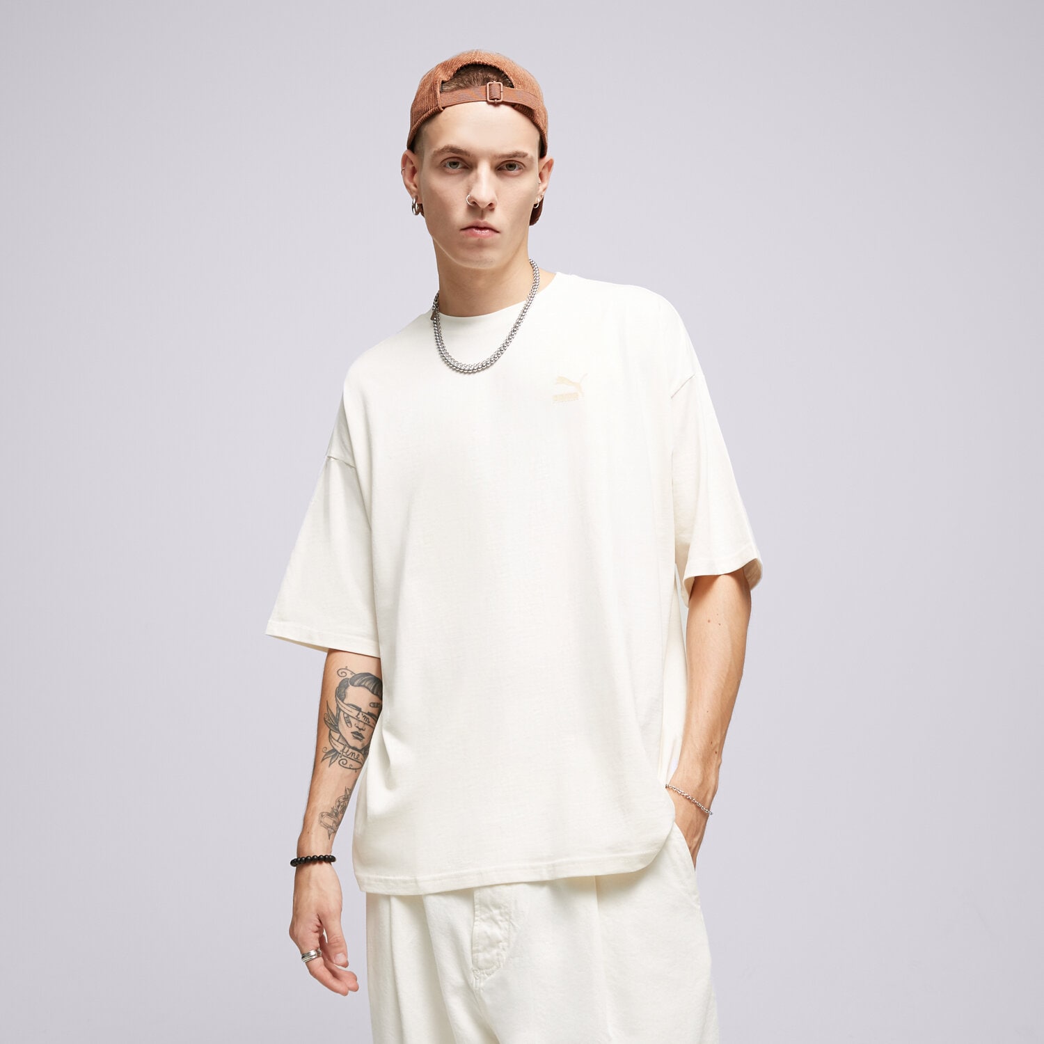 Bărbați tricou PUMA TRICOU BETTER CLASSICS OVERSIZED 62131599 Alb