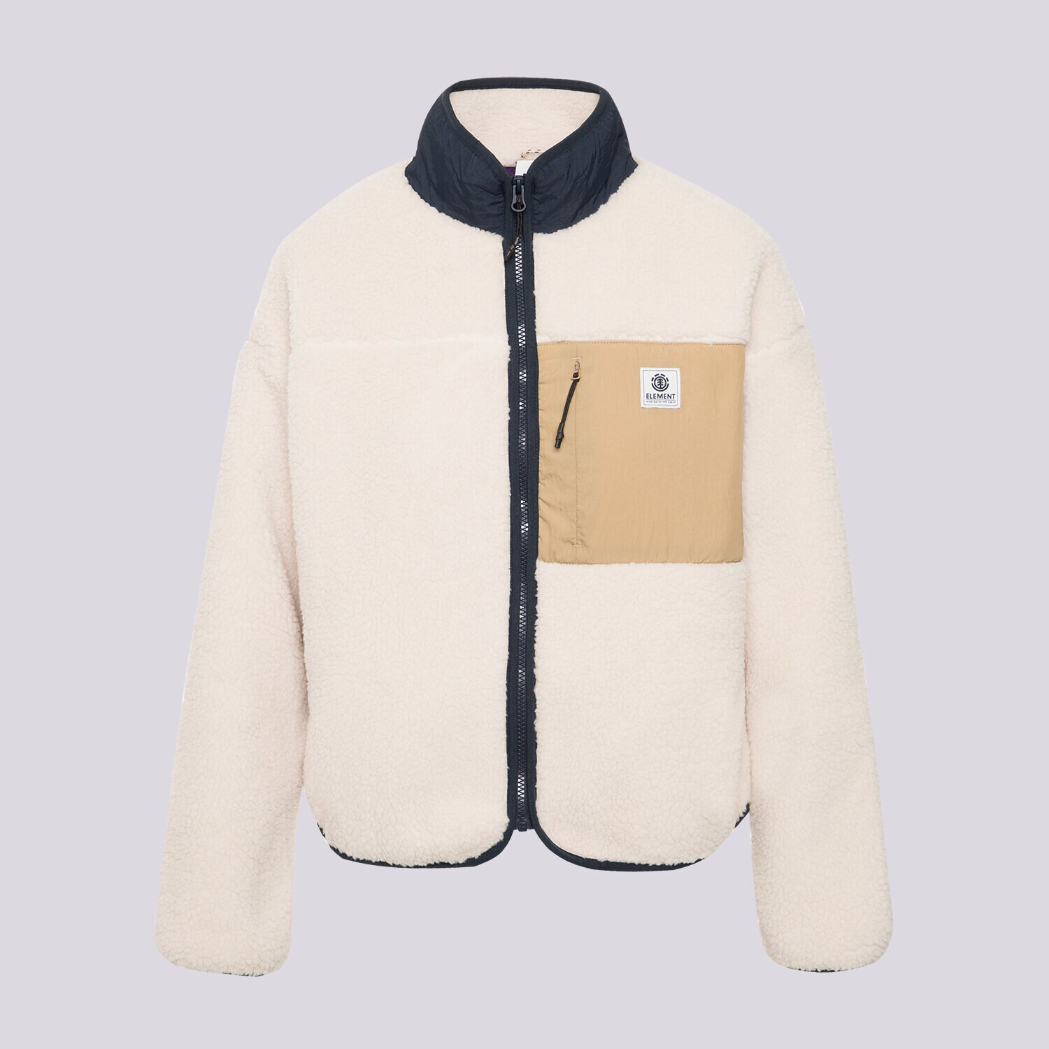 Femei bluză ELEMENT BLUZĂ CU GLUGĂ OAK SHERPA WOMEN ELJJK00111-WBS0 Bej