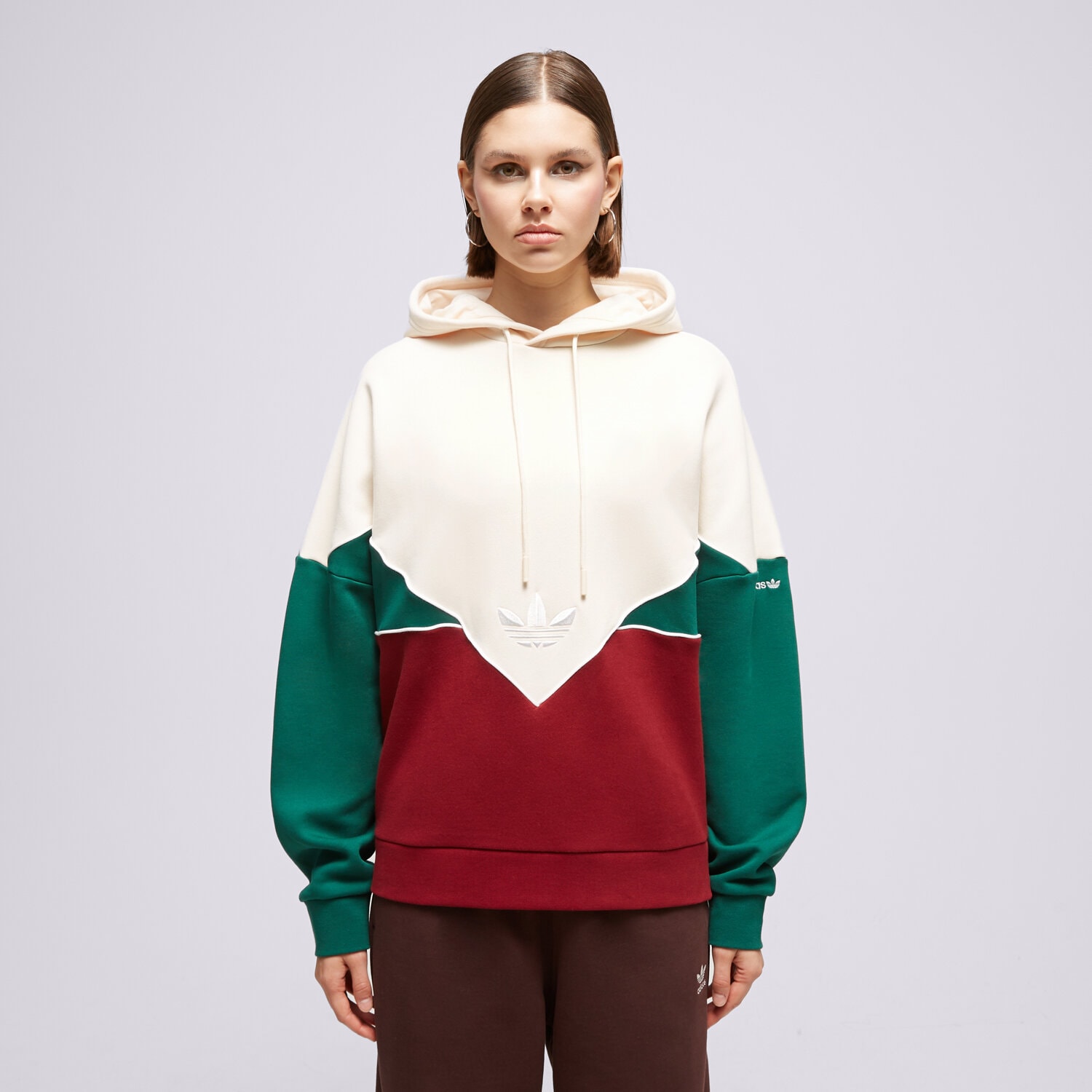 Femei bluză ADIDAS BLUZĂ CU GLUGĂ HOODIE IM1918 Mulicolor