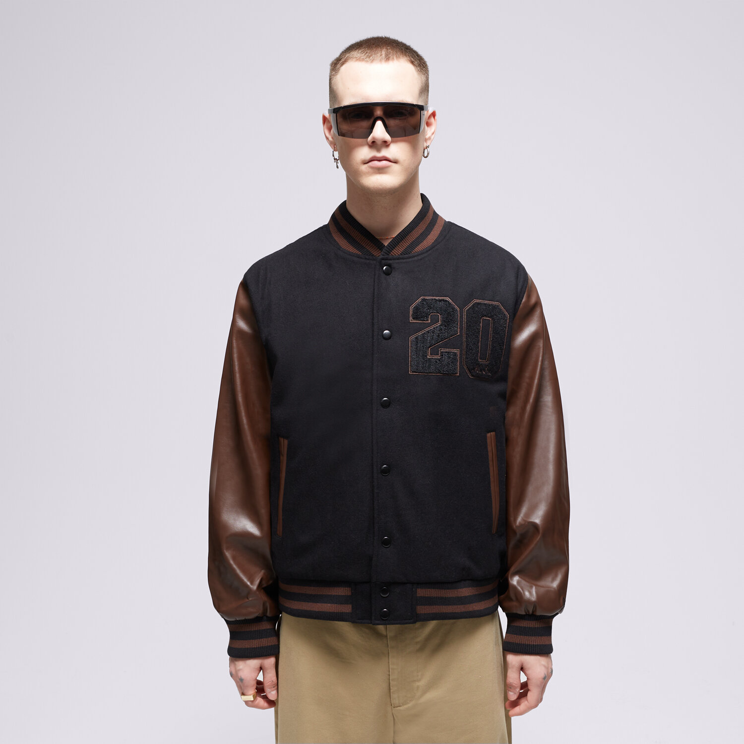 Bărbați eacă de iarnă NEW ERA JACHETĂ NE VARSITY 60424413 Bleumarin