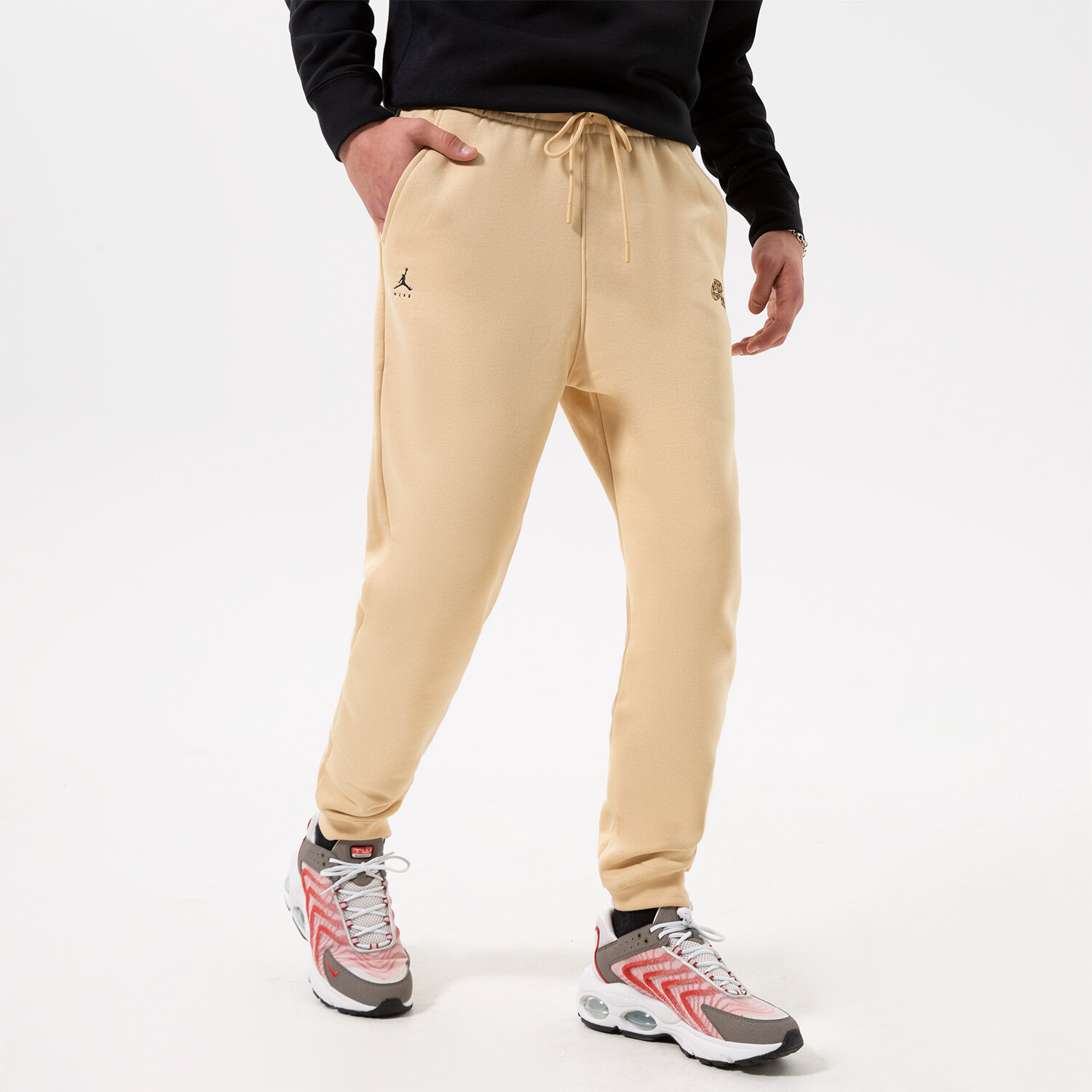 Bărbați pantaloni JORDAN PANTALONI  M J FLT MVP HBR FLC PANT DQ8100-252 Bej