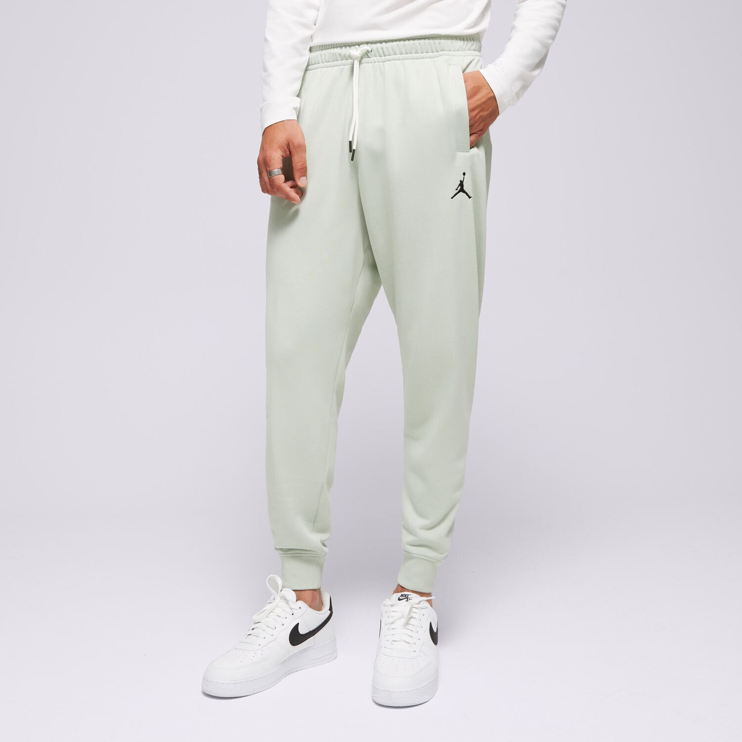 Bărbați pantaloni JORDAN PANTALONI  M J FLT MVP LTWT FLC PANT FN4669-005 verde mentă