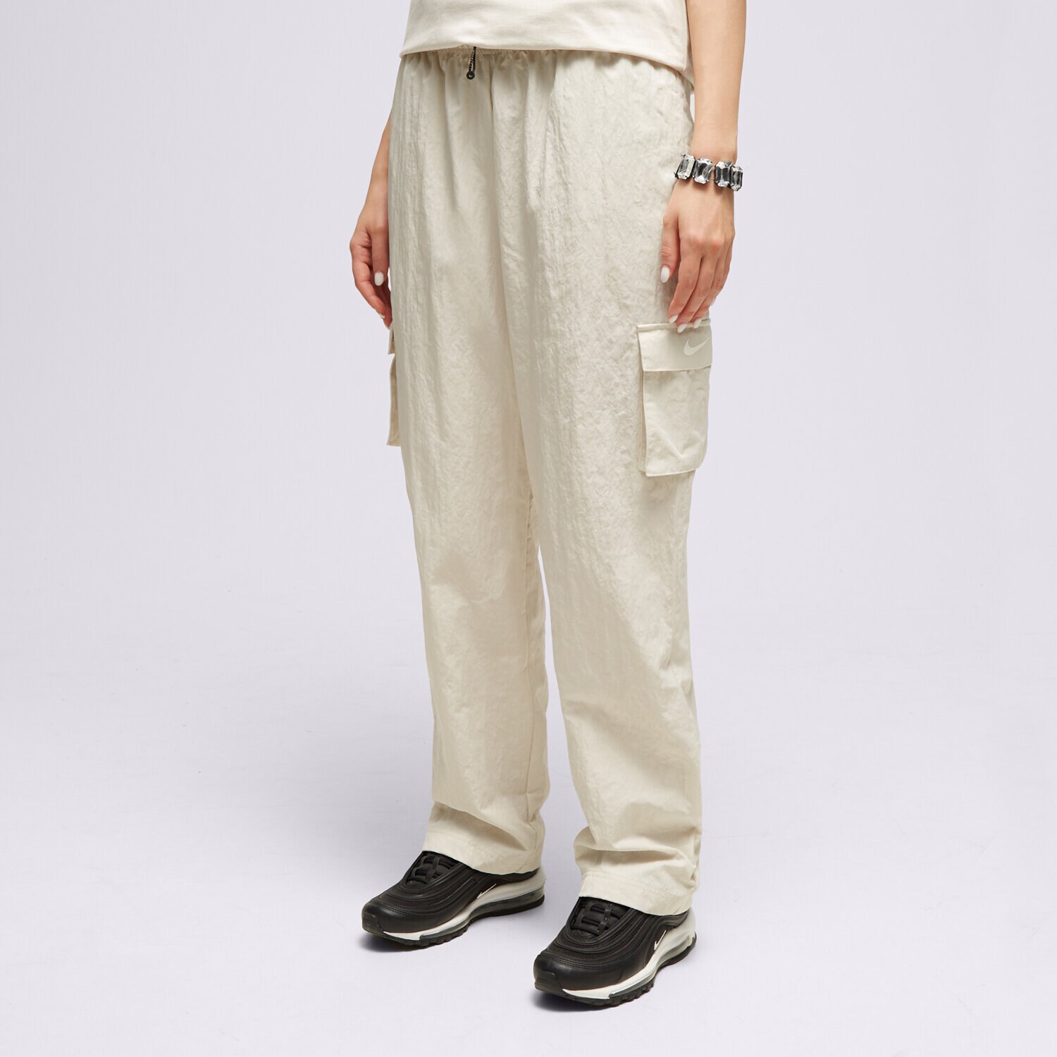 Femei pantaloni NIKE PANTALONI  NIKE SPORTSWEAR ESSENTIAL DO7209-104 Bej