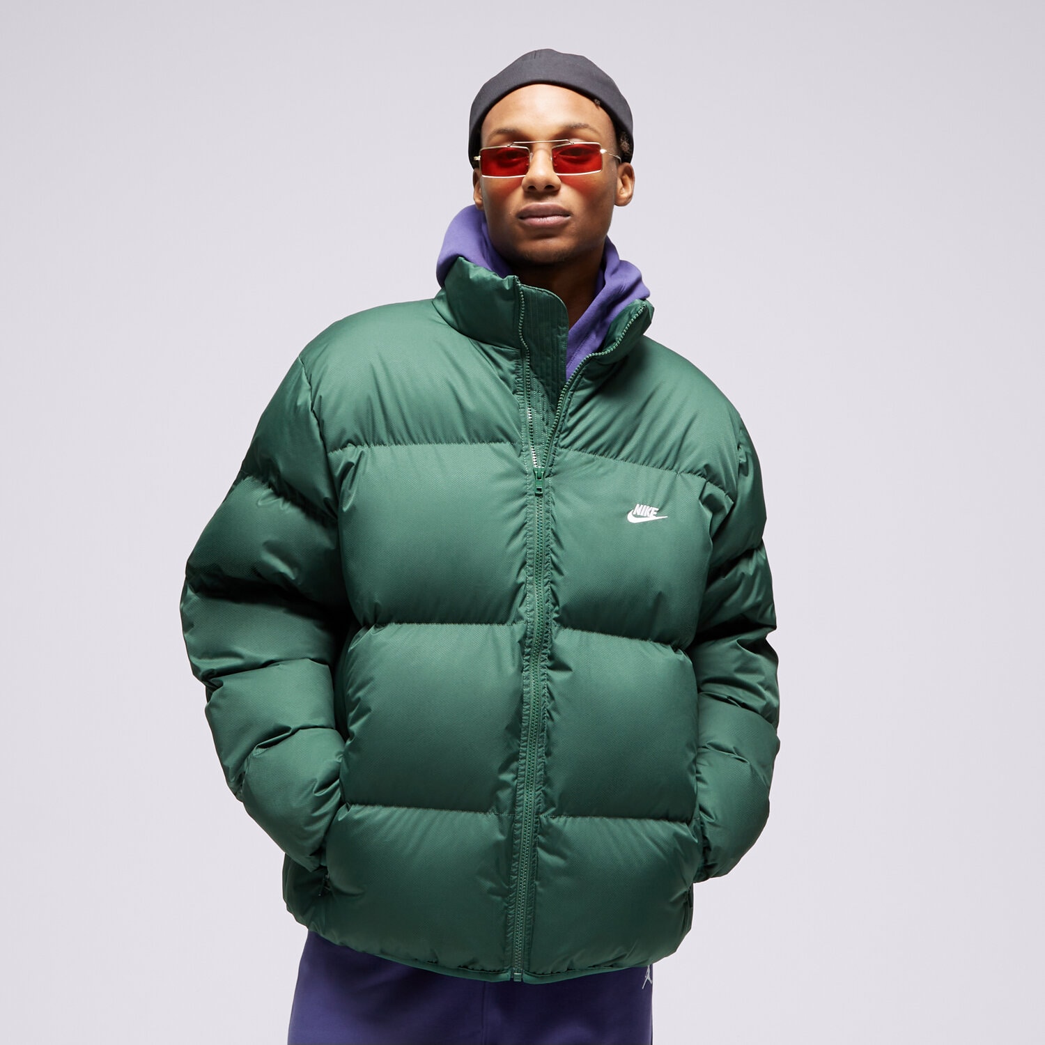 Bărbați eacă de iarnă NIKE JACHETĂ M NK CLUB PUFFER FB7368-323 Verde
