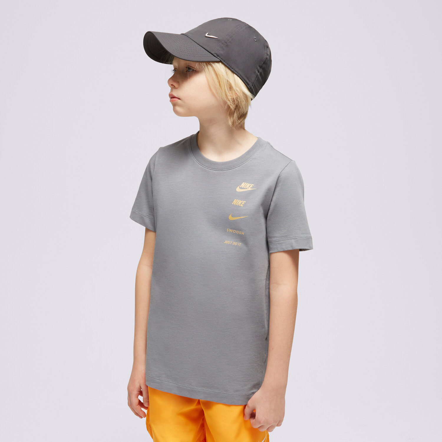 Copii tricou NIKE TRICOU B NSW SI GRAPHIC BOY FV2339-065 Gri