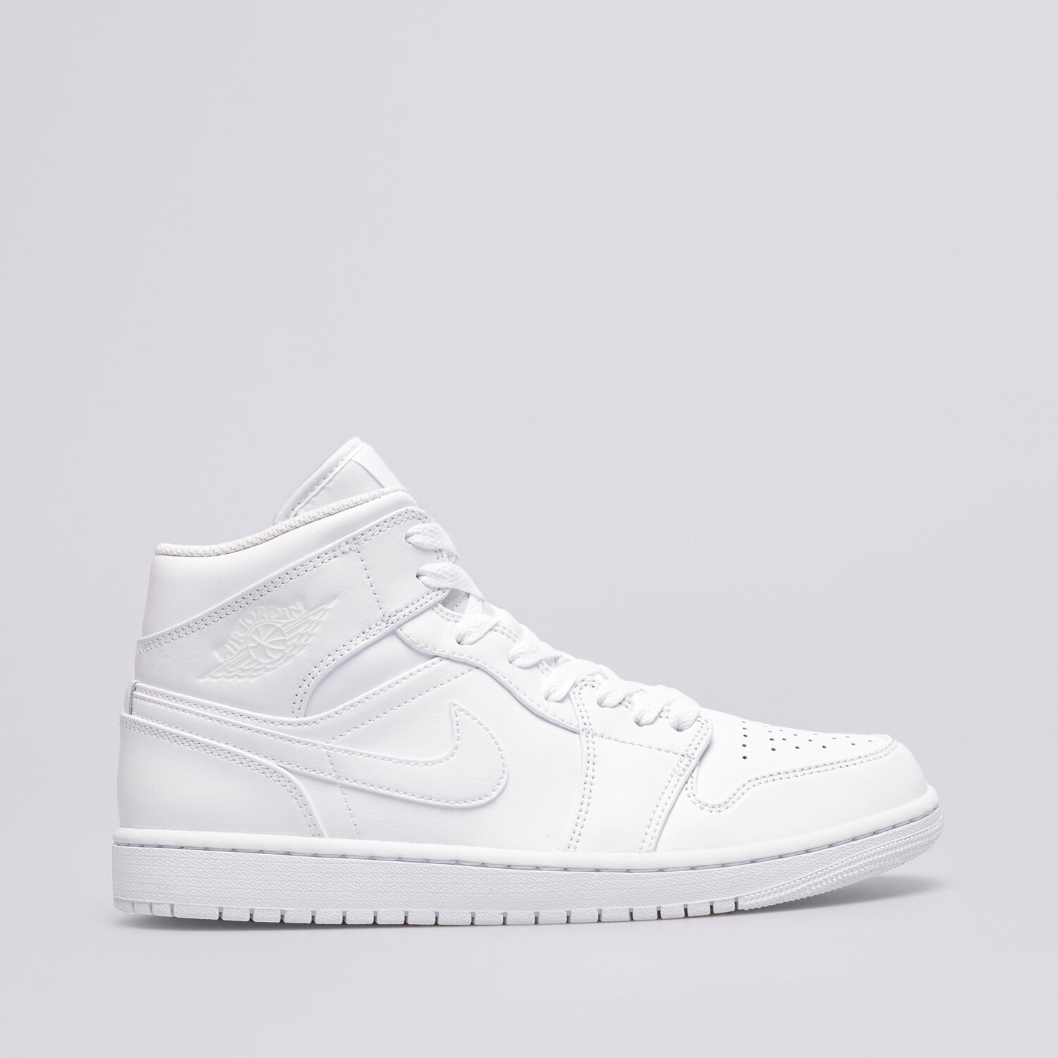 Barbați pantofi sport AIR JORDAN 1 MID  554724-136 Alb