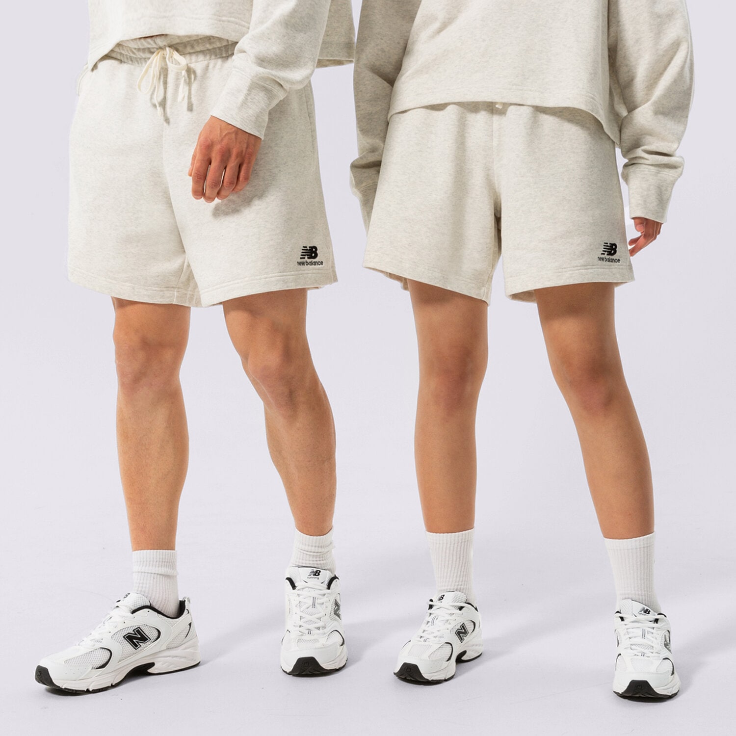 Femei pantaloni scurți NEW BALANCE PANTALONI SCURȚI NB ESSENTIALS   UNI-SSENTIALS F US21500SAH Gri