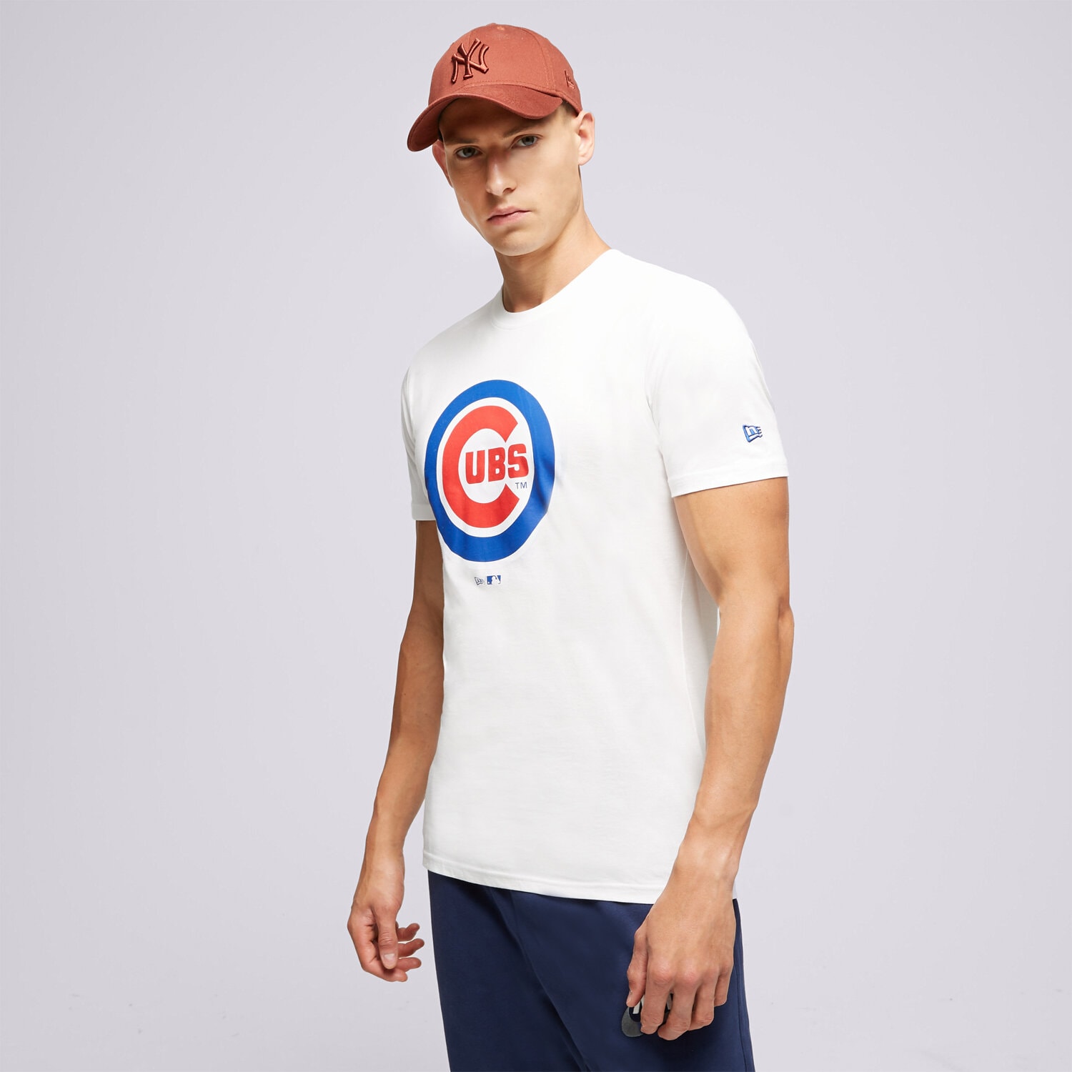 Bărbați tricou NEW ERA TRICOU TEAM LOGO CUBS CHICAGO CUBS 11421846 Alb