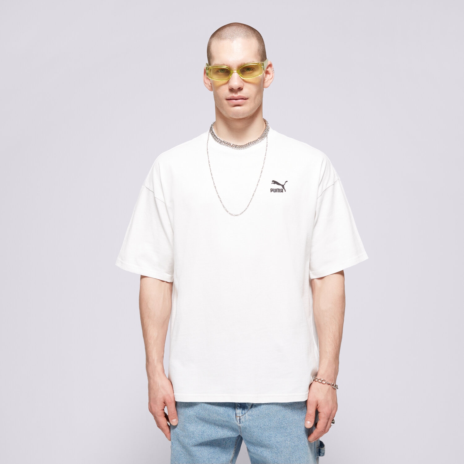 Bărbați tricou PUMA TRICOU BETTER CLASSICS OVERSIZED TEE 67918802 Alb