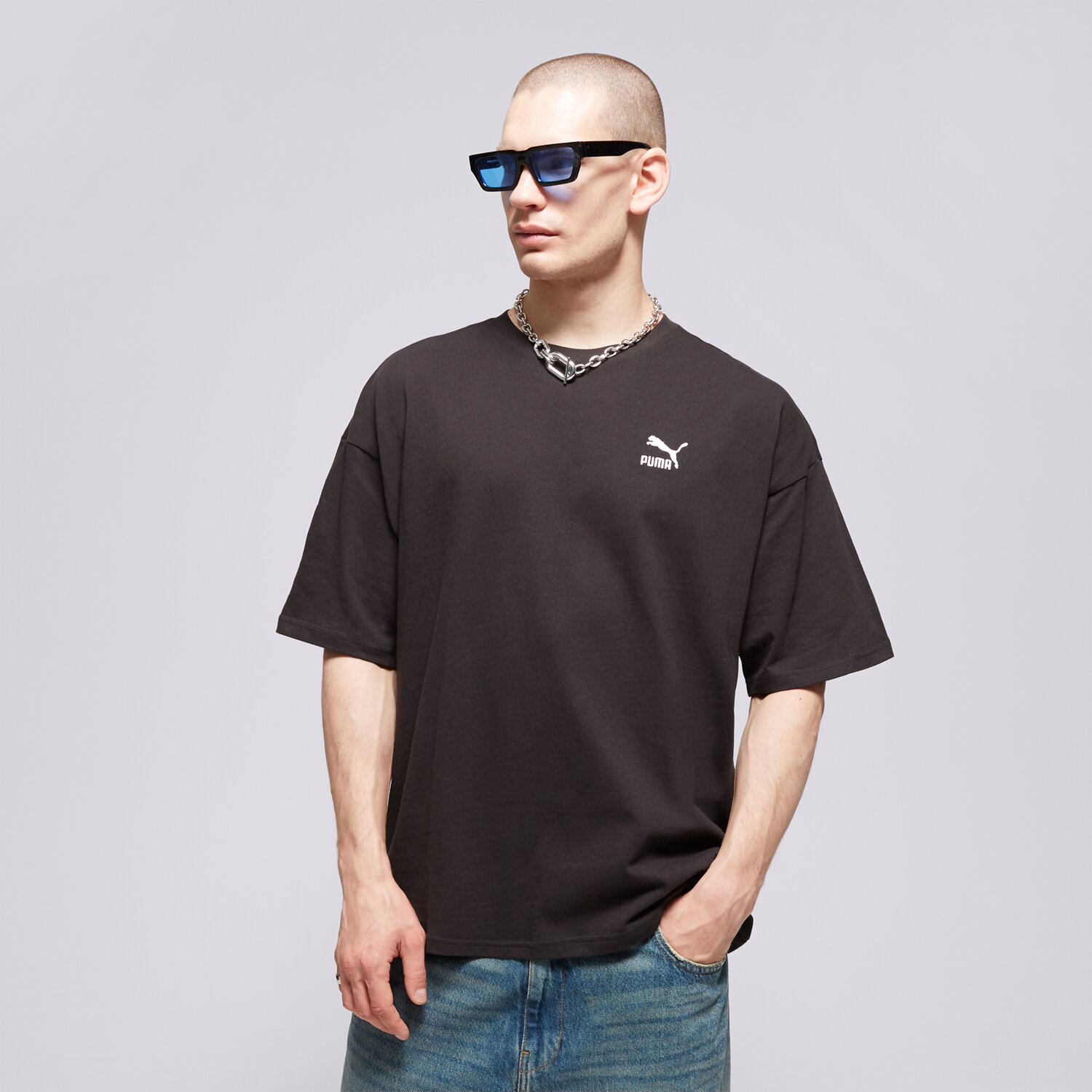 Bărbați tricou PUMA TRICOU BETTER CLASSICS OVERSIZED TEE 67918801 Negru