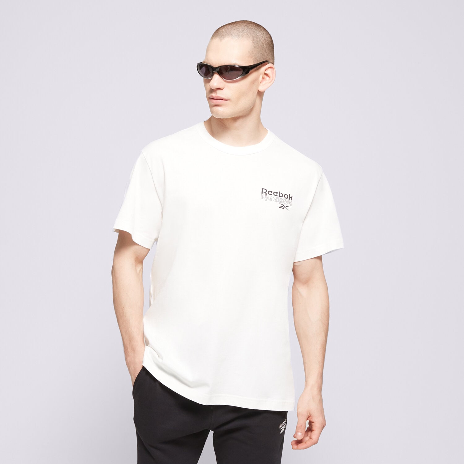 Bărbați tricou REEBOK TRICOU RI PROP OF RBK GFX SS 100076380 Bej