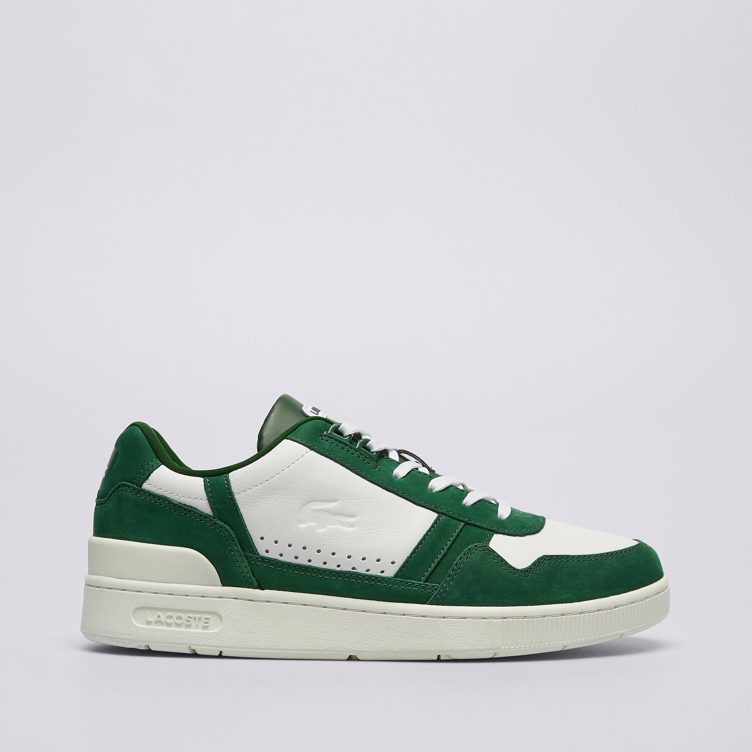 Barbați pantofi sport LACOSTE T-CLIP 124 4 SMA 747SMA00701R5 Alb