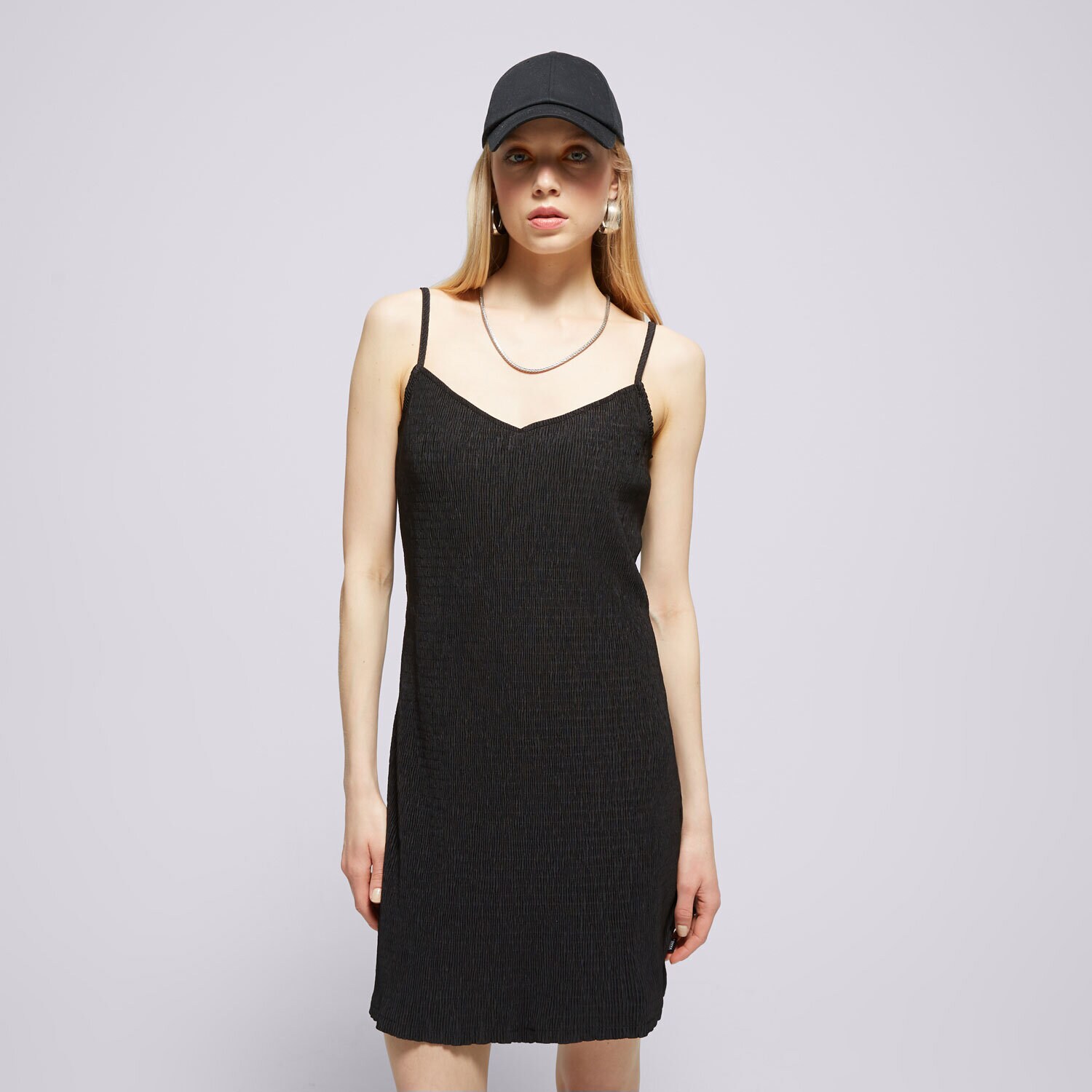 Femei rochii și fuste VANS ROCHIE BENTON CAMI VN000GB4BLK1 Negru