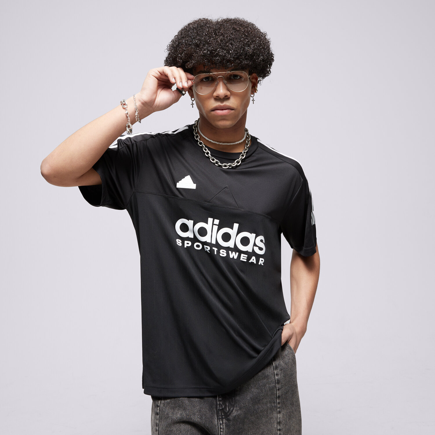 Bărbați tricou ADIDAS TRICOU M TIRO TEE Q1 IP3779 Negru