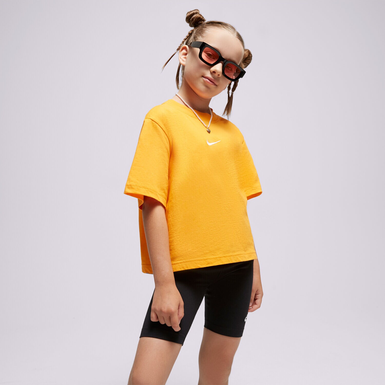 Copii tricou NIKE TRICOU NIKE SPORTSWEAR DH5750-836 Portocaliu