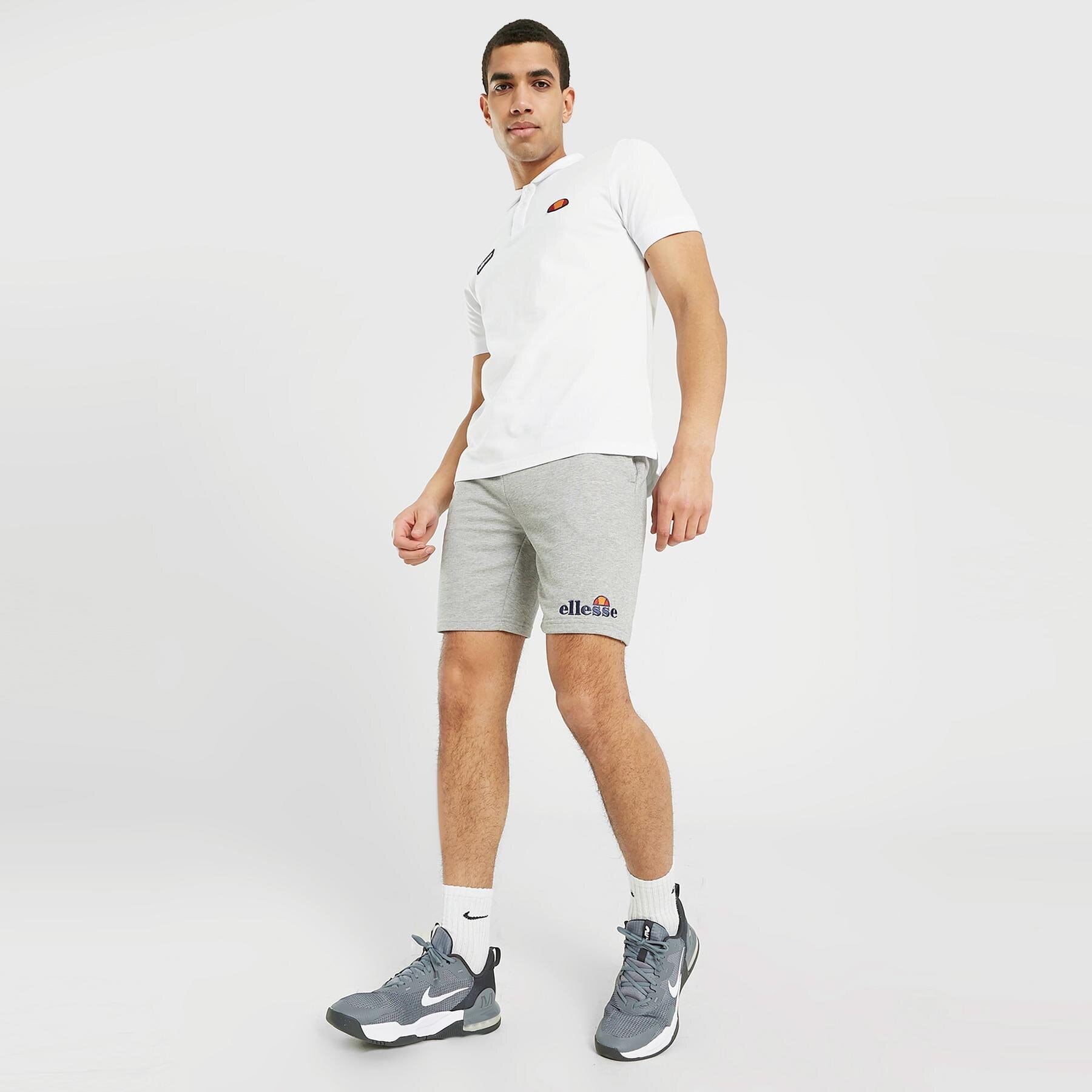 Femei pantaloni scurți ELLESSE PANTALONI SCURȚI SILVAN   FLEECE SHORT GREY MRL SHF09162112 Gri