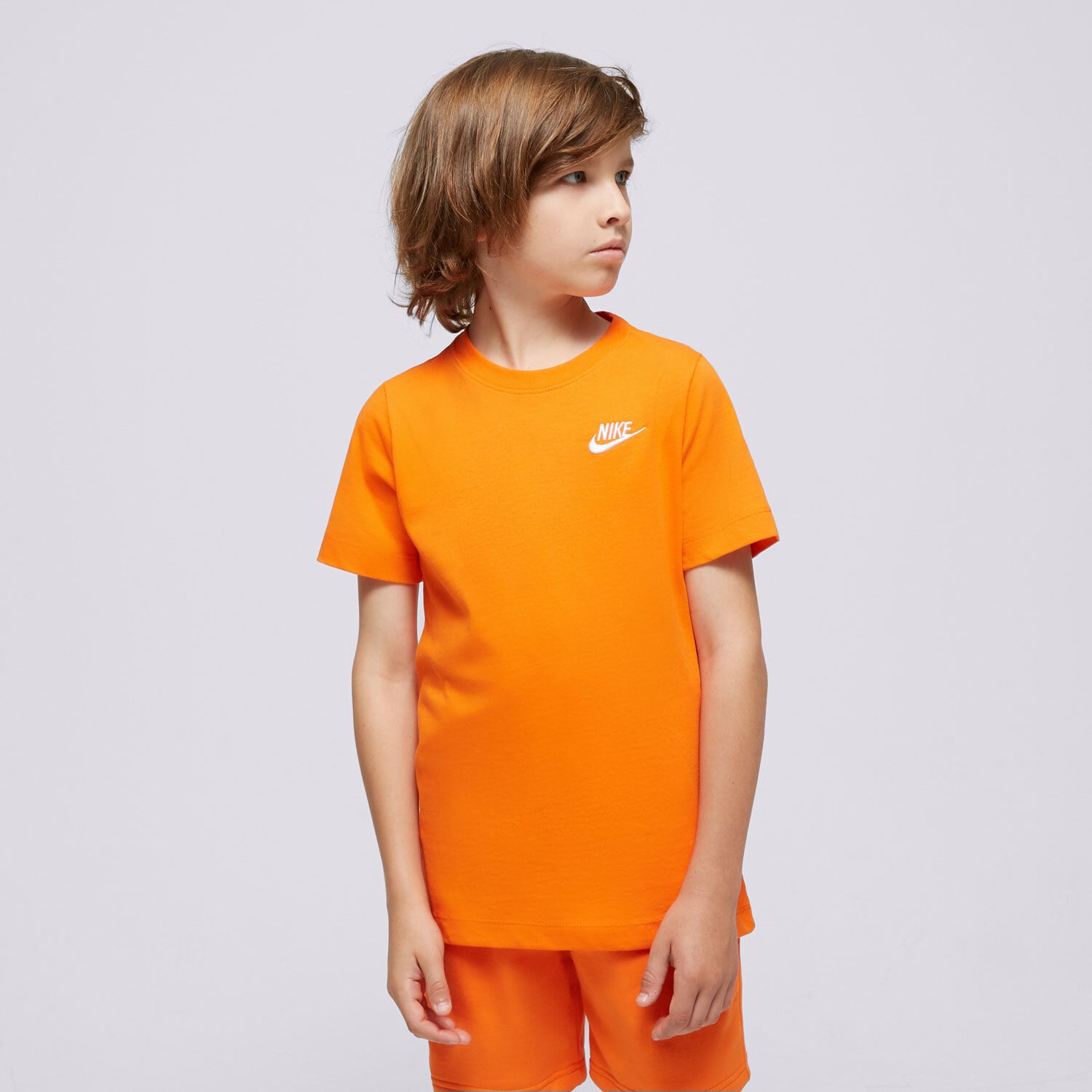 Copii tricou NIKE TRICOU SPORTSWEAR BOY AR5254-819 Portocaliu