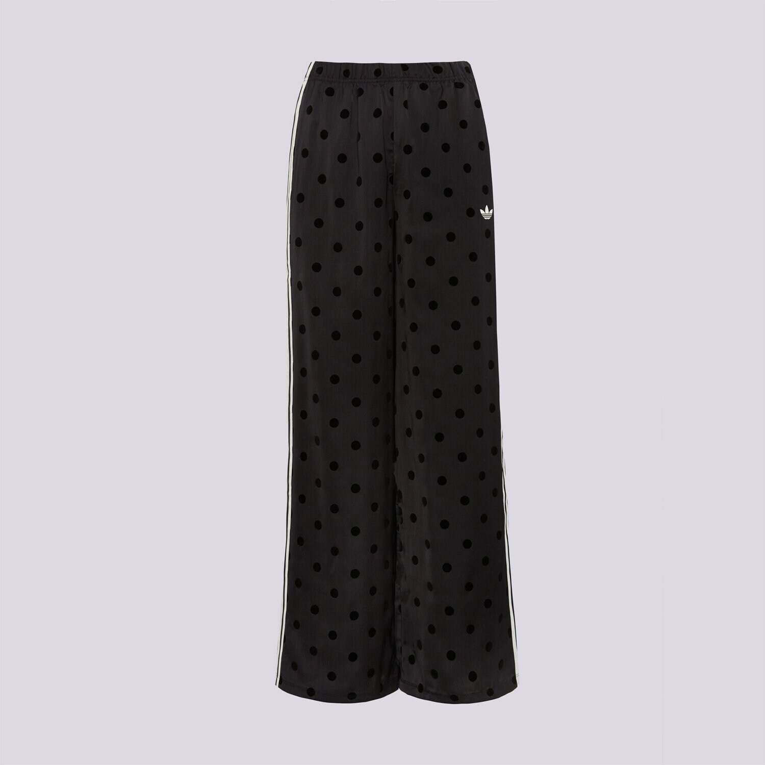 Femei pantaloni ADIDAS PANTALONI  SATIN POLKA DOTS WIDE LEG KV1169 Negru