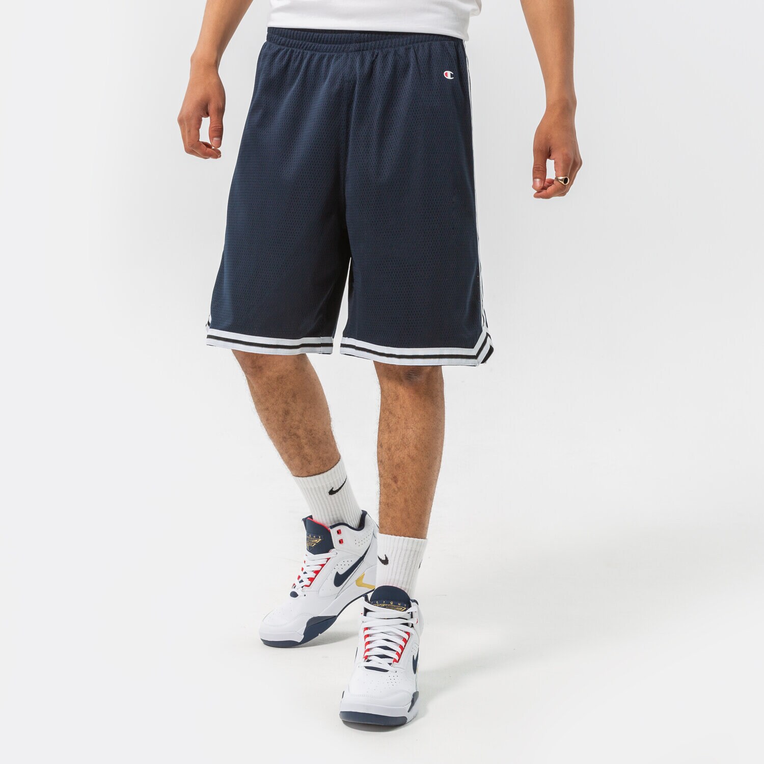 Femei pantaloni scurți CHAMPION PANTALONI SCURȚI BERMUDA 214388BS501 Bleumarin